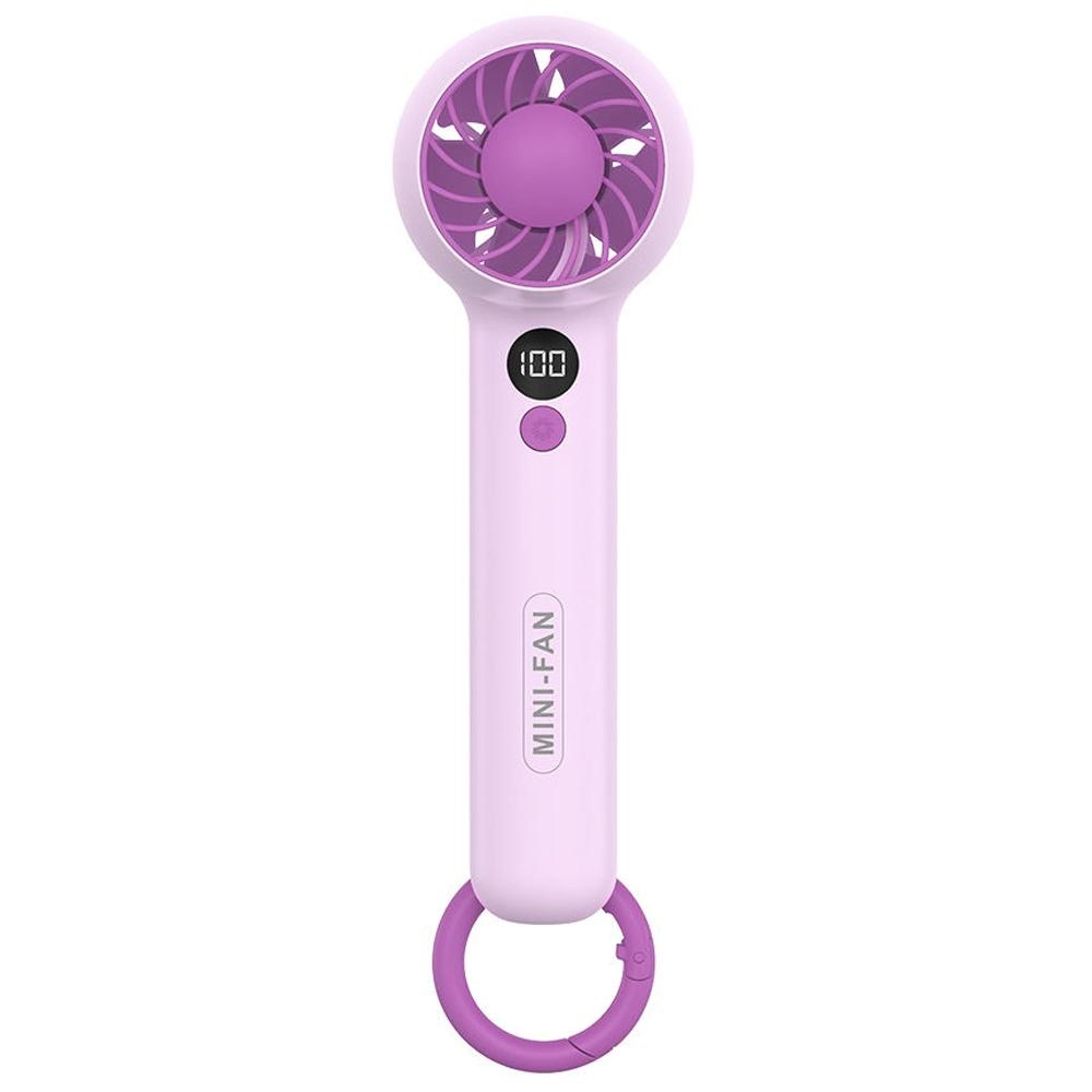 Portable Mini Fan USB Rechargeable Handheld Personal Cooling Fan With Hook 9