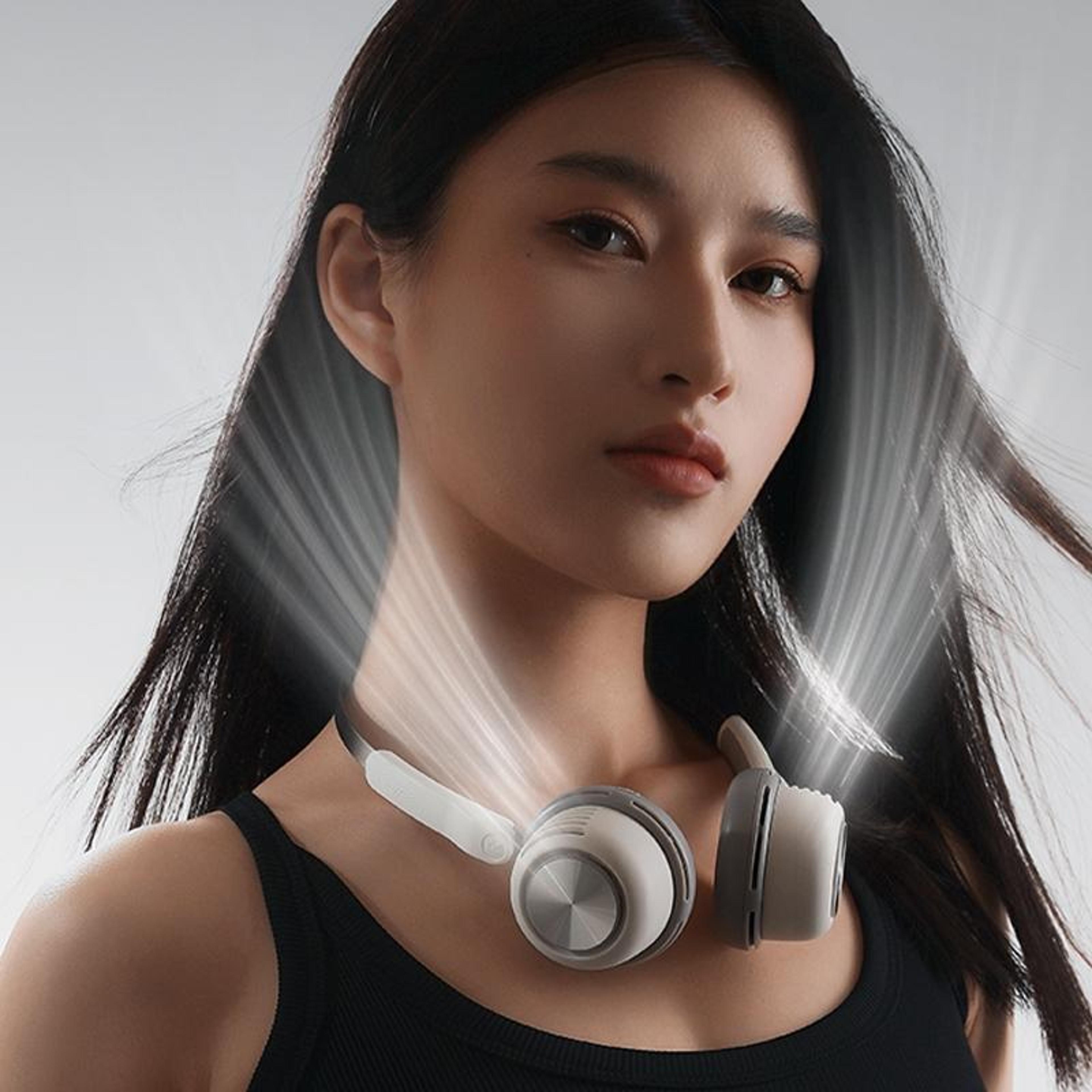 Portable Neck Fan USB Rechargeable Hands Free Fan With Speed Cooling 2