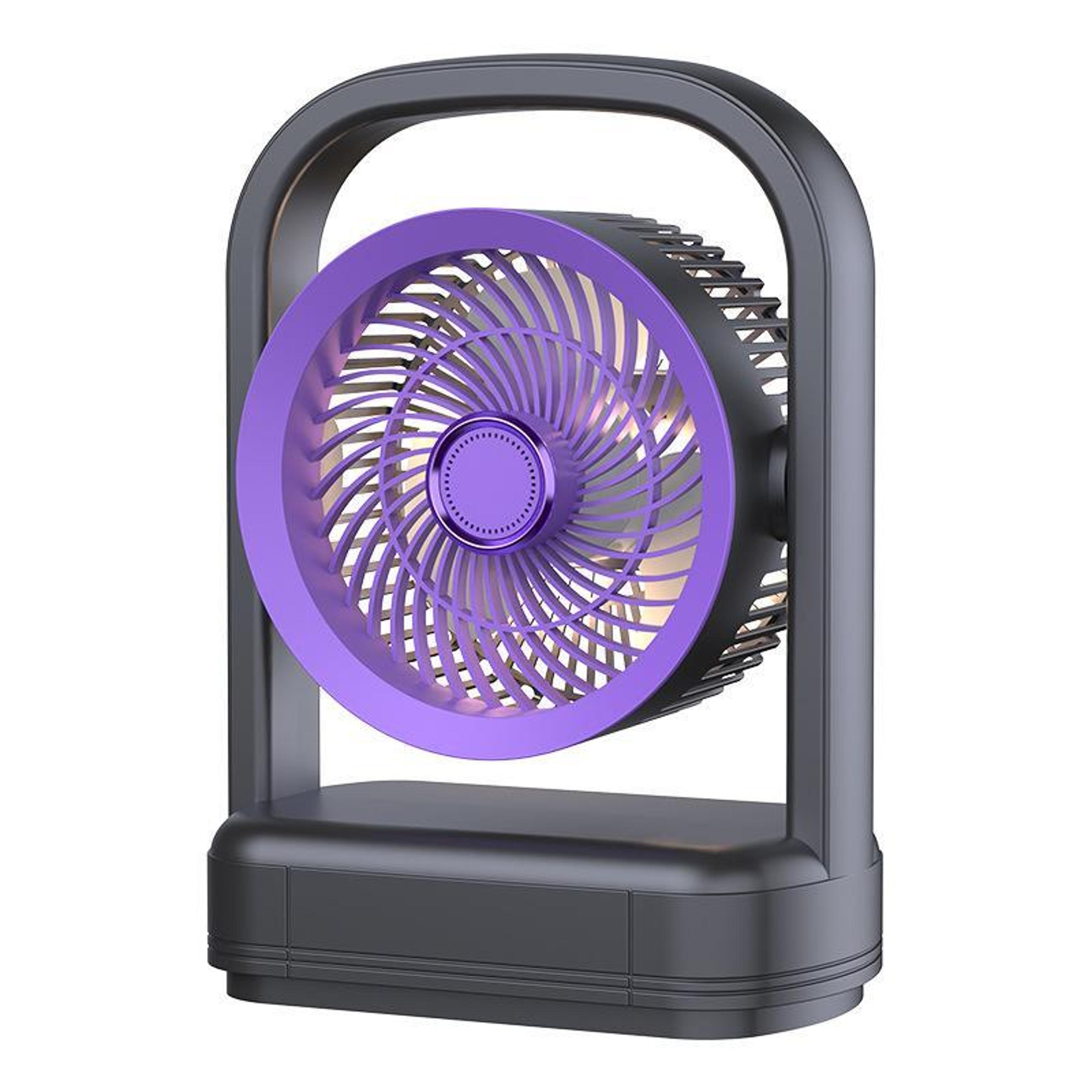 Desktop Wall Mounted Air Circulation Fan With LED Light Portable Cooling Fan 10