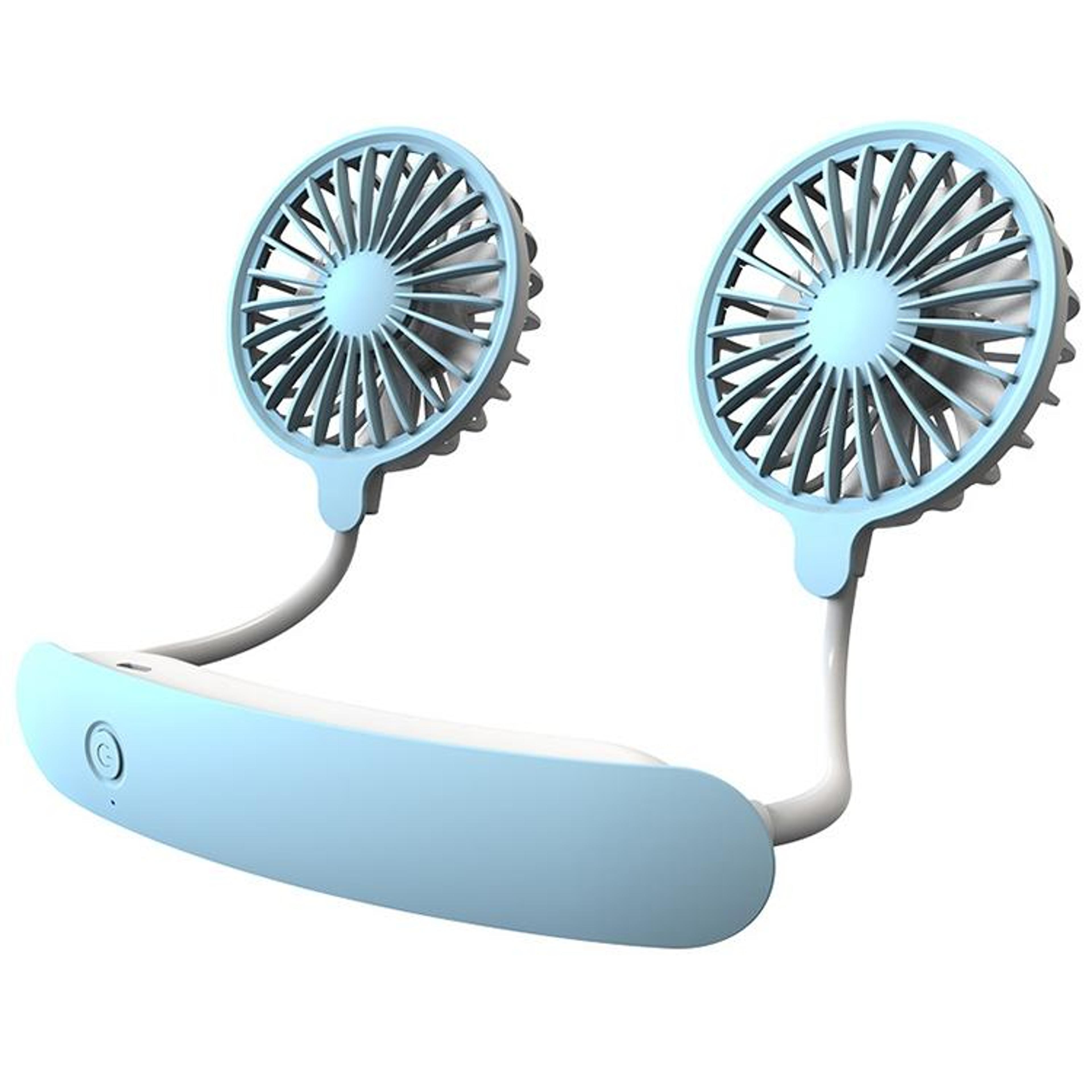 Portable Neck Fan USB Rechargeable Hands Free Personal Cooling Fan With Speeds 10