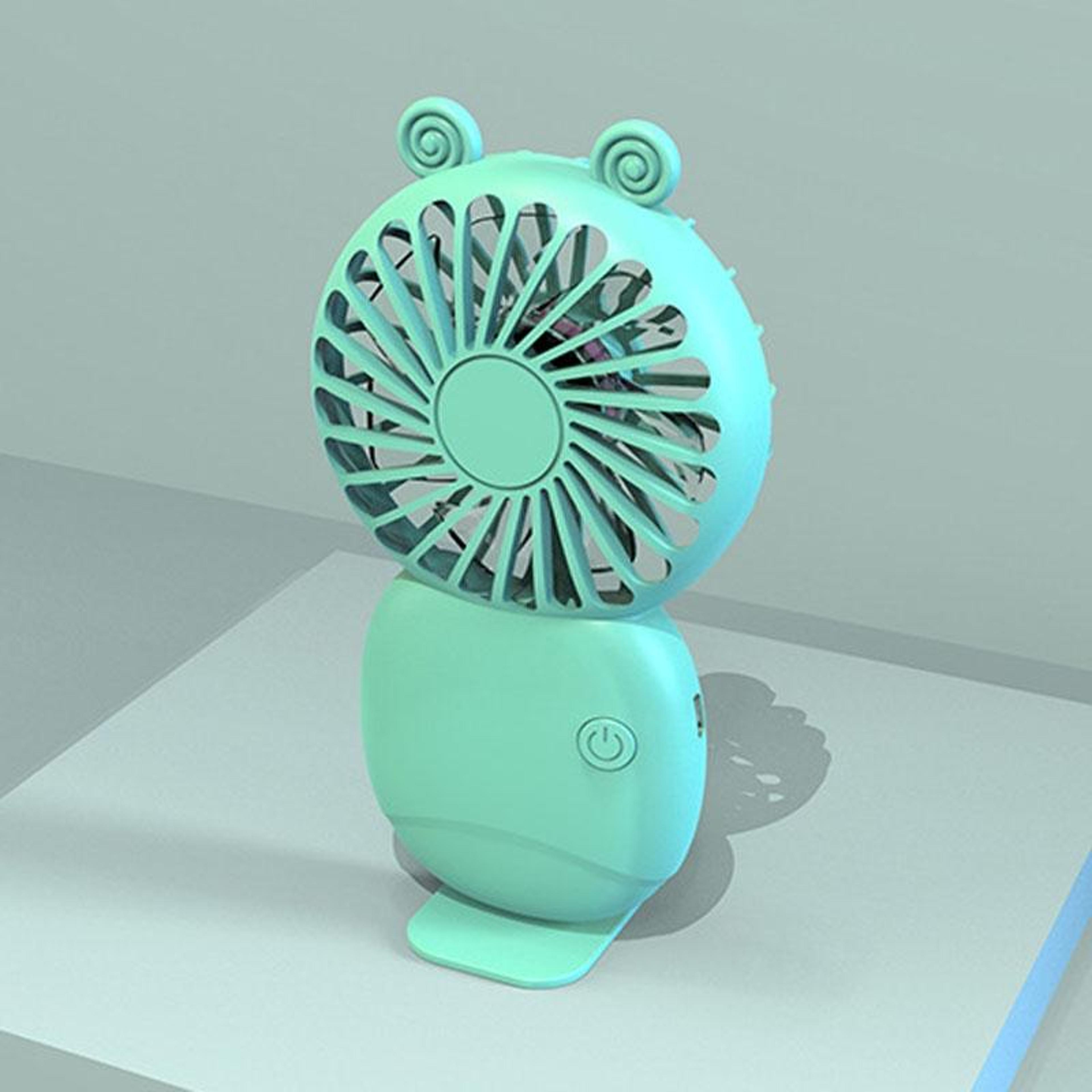 Cute Portable Handheld Fan Mini Rechargeable Pocket Fan With Desktop Stand For Travel Office Home 11