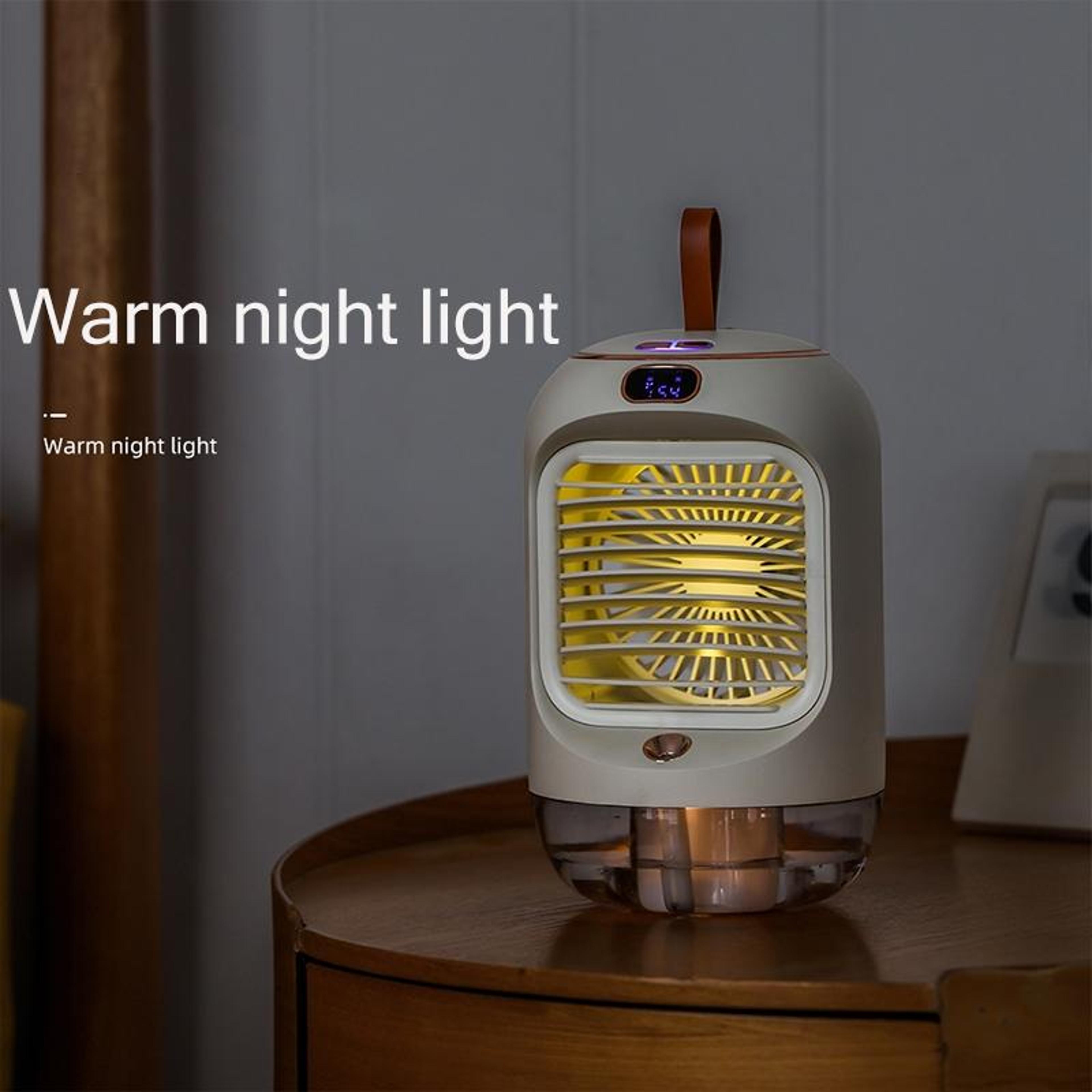 Portable Air Cooler With Humidifier Fan Digital Display And Oscillating Mist Cooling 5