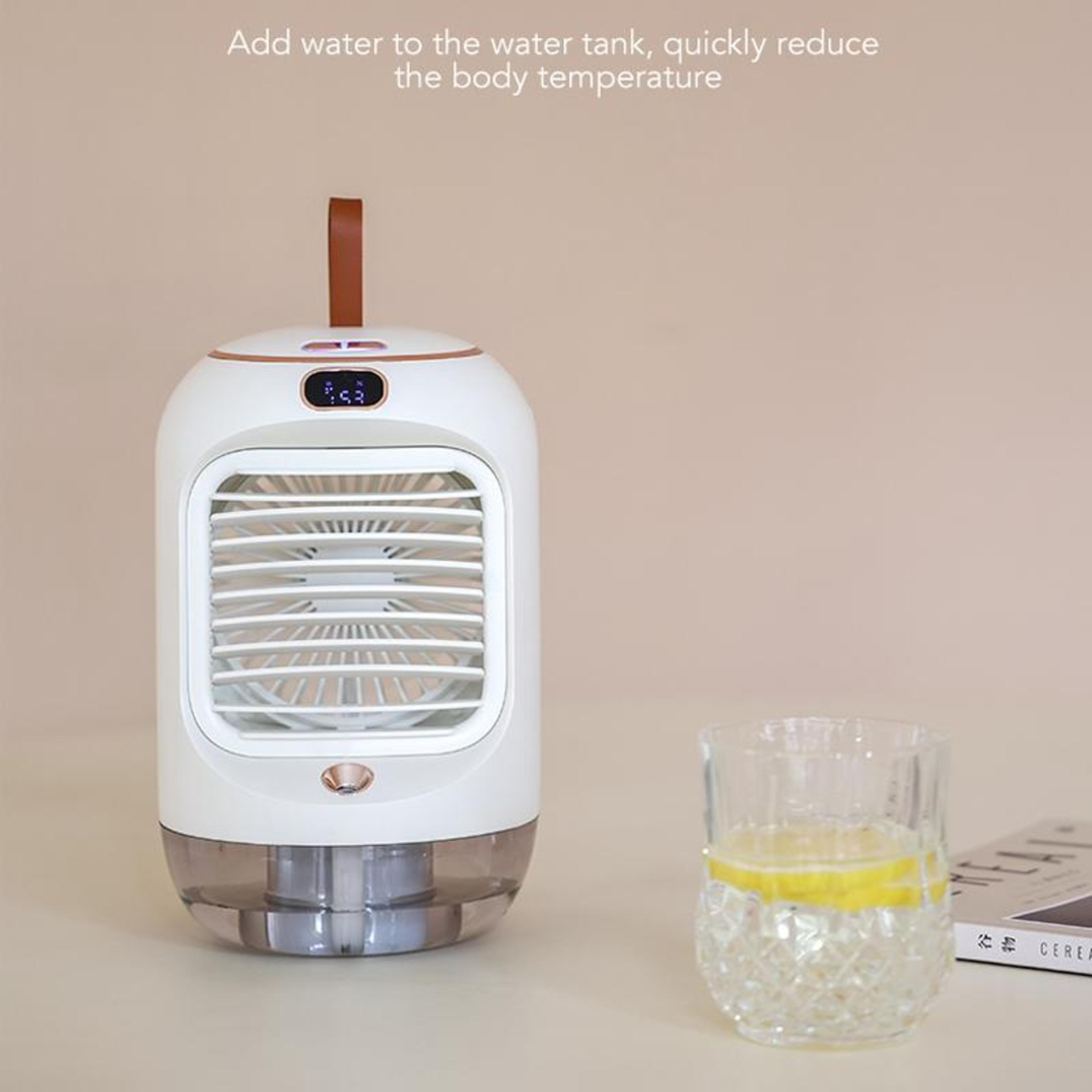 Portable Air Cooler With Humidifier Fan Digital Display And Oscillating Mist Cooling 6