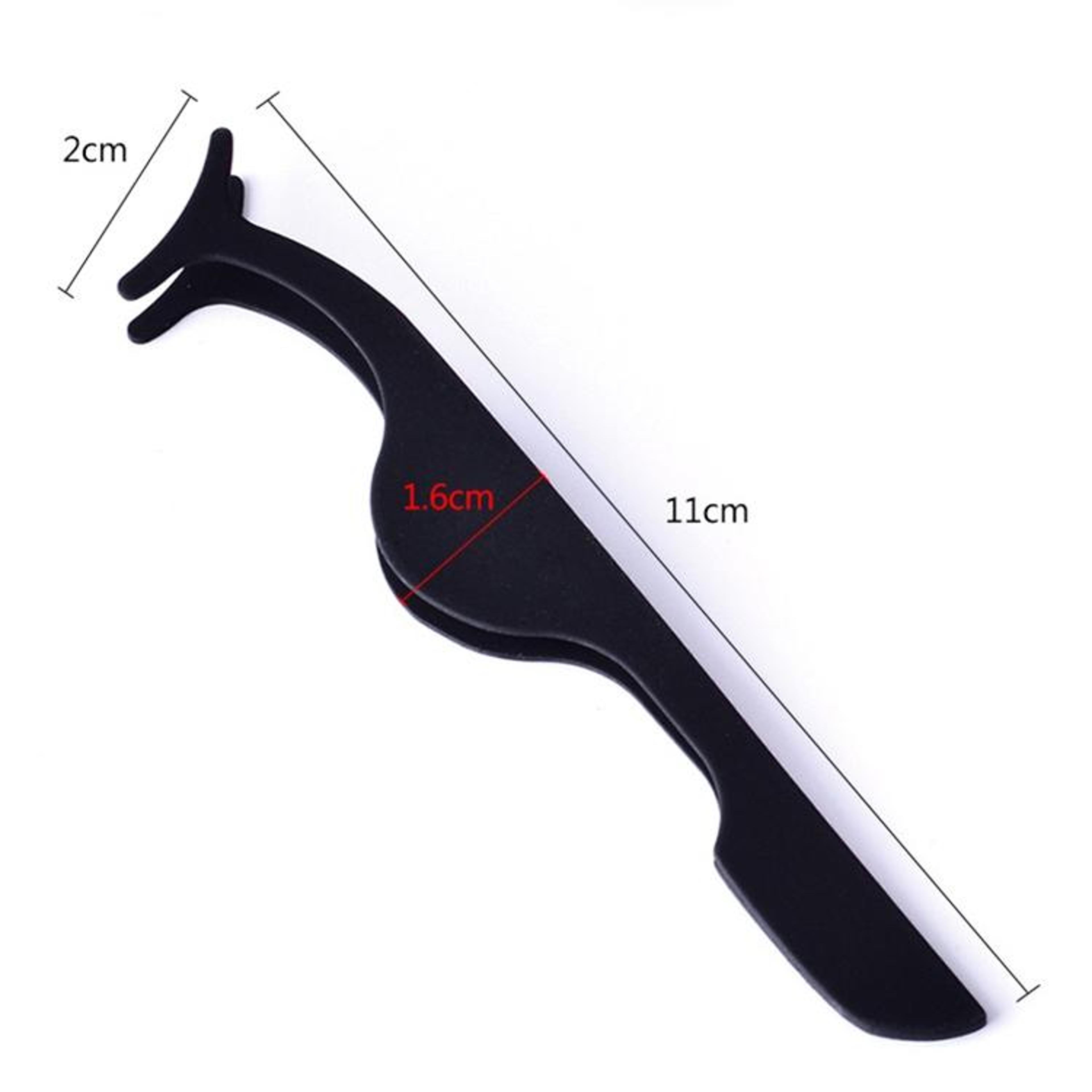 Precision False Eyelash Applicator Stainless Steel Lash Tweezers For Easy Lash Extension Placement 2