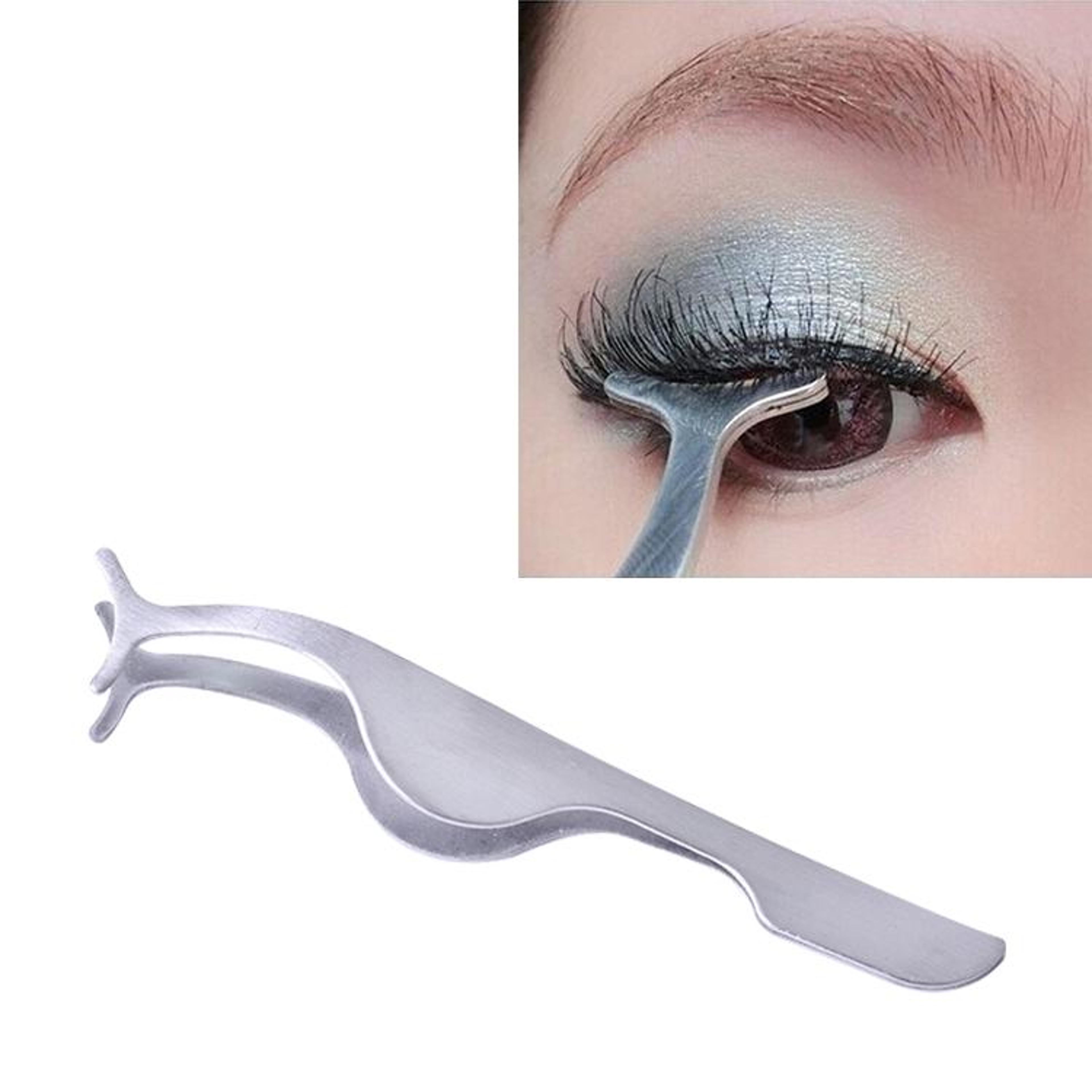 Precision False Eyelash Applicator Stainless Steel Lash Tweezers For Easy Lash Extension Placement 8
