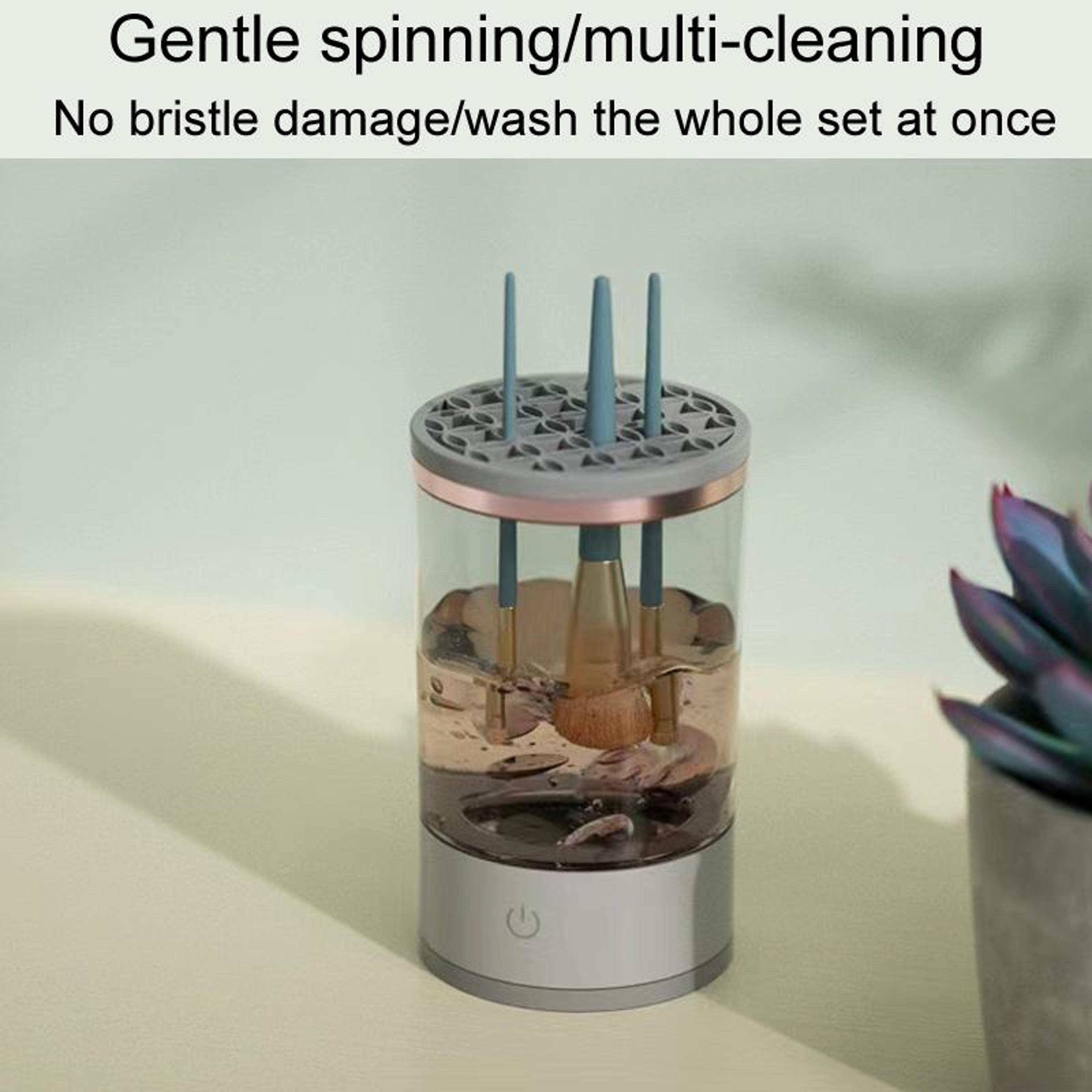 Electric Makeup Brush Cleaner USB Makeup Brush Cleaner Automatic Brush Organizer 2