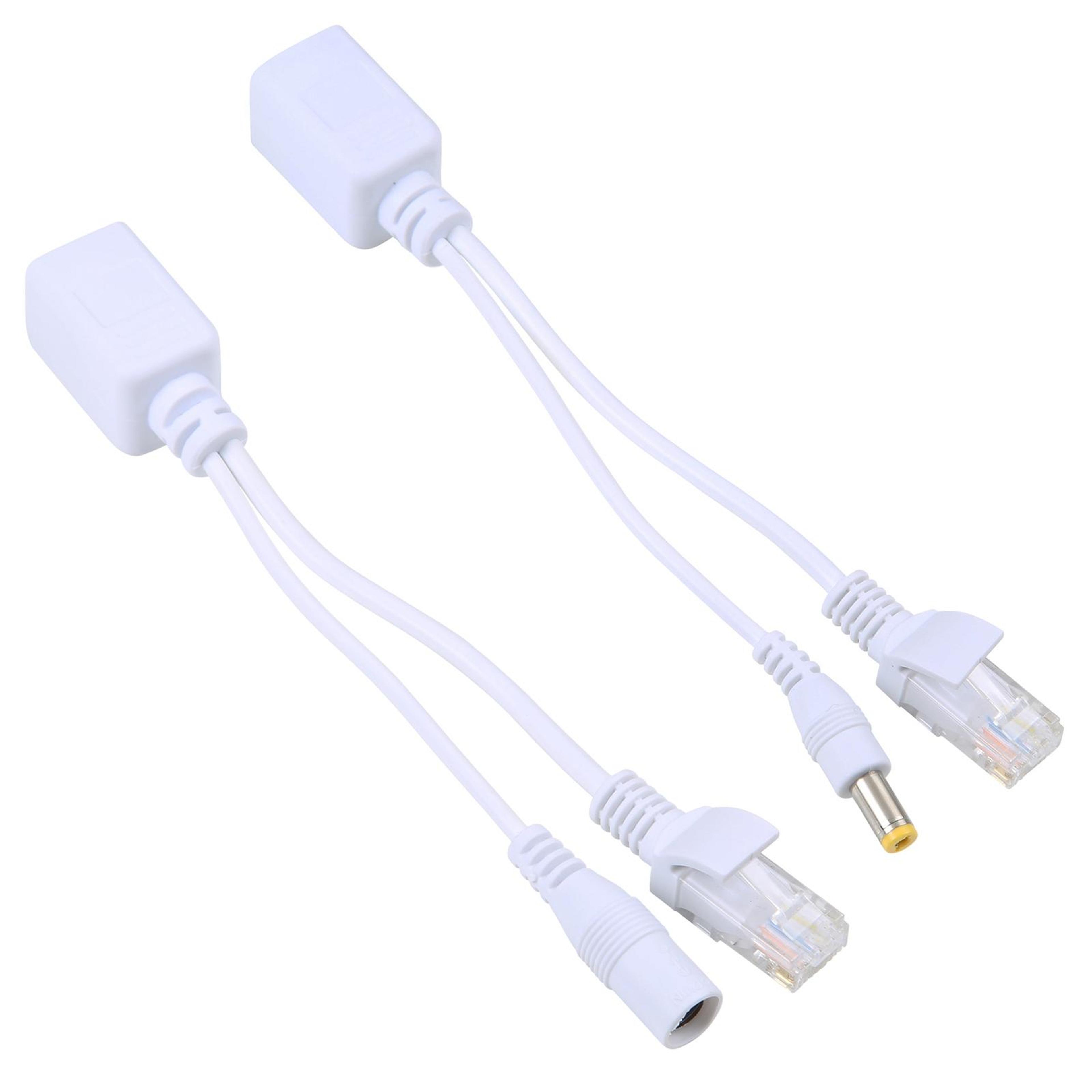 RJ45 PoE Injector Splitter Cable Set With DC Jack For IP Cameras And Routers 9