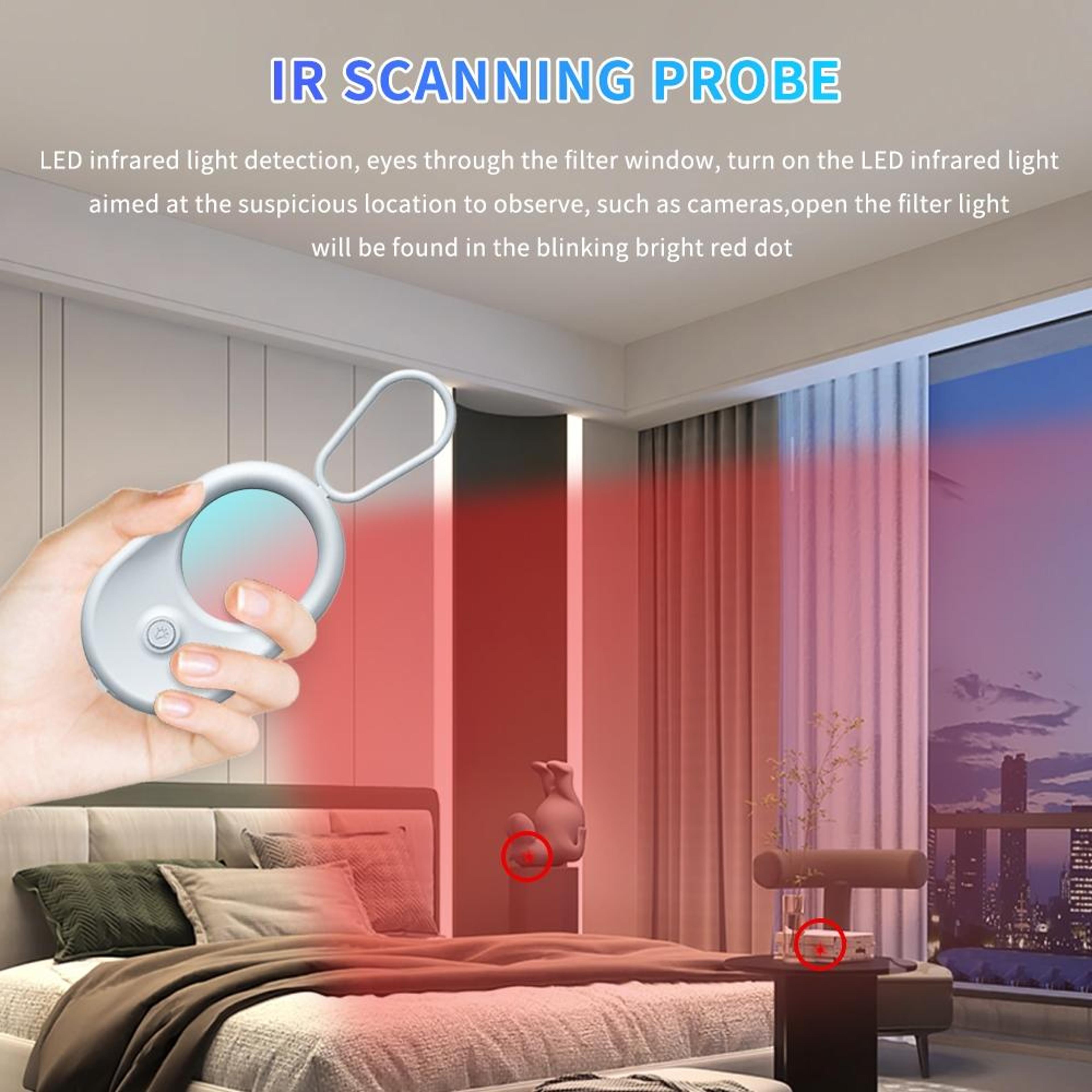 Hidden Camera Detector Smart Infrared Camera Detector For Travel Privacy Protection 2