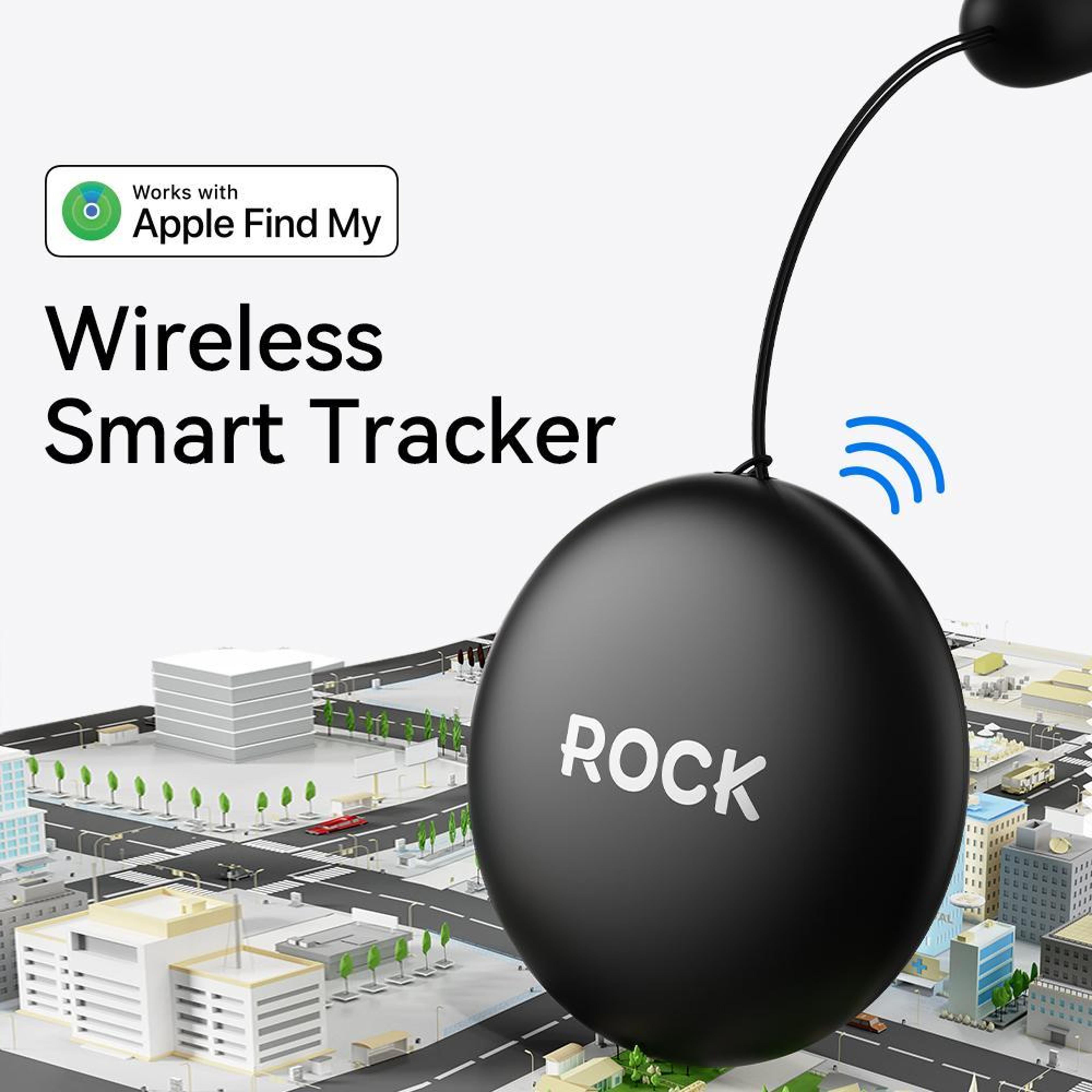 ROCK Bluetooth Tracker Smart Item Finder Anti Lost Device For Keys Wallet Bags And Luggage 1