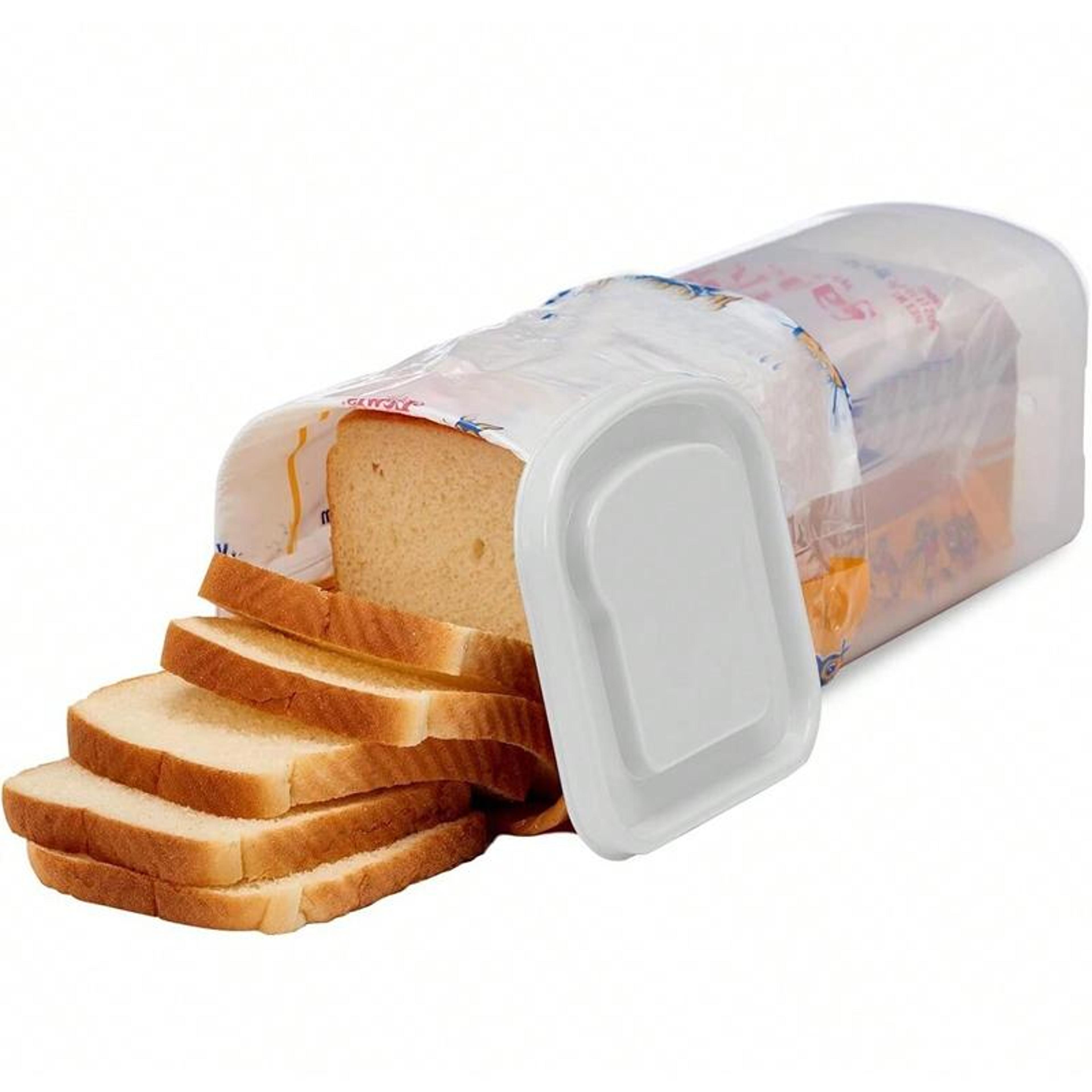 FreshSeal Bread Storage Container Bread Box Toast Storage Dispenser For Kitchen Counter 7