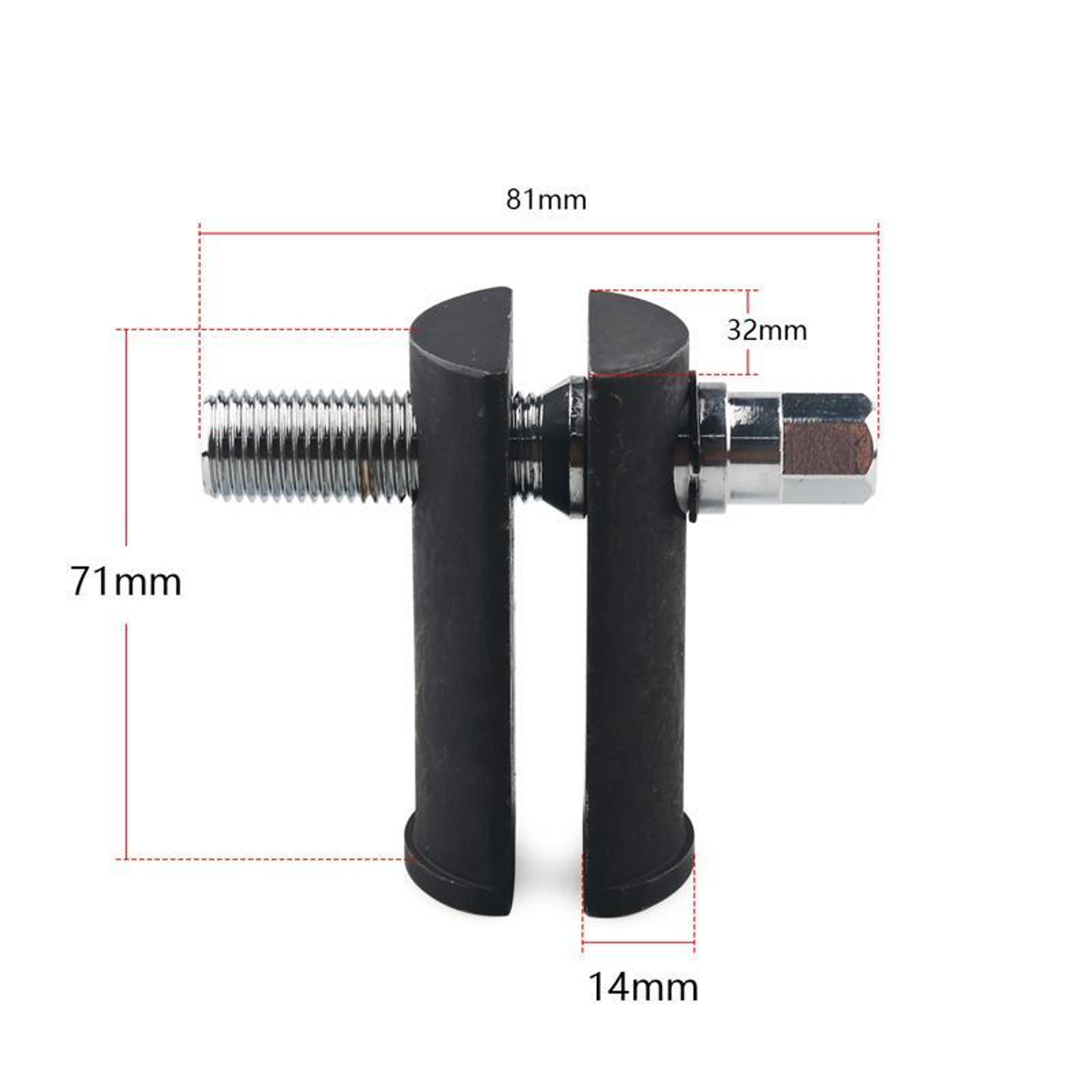 Motorcycle Bearing Race Removal Tool Steering Stem Puller Universal Bearing Race Puller 3