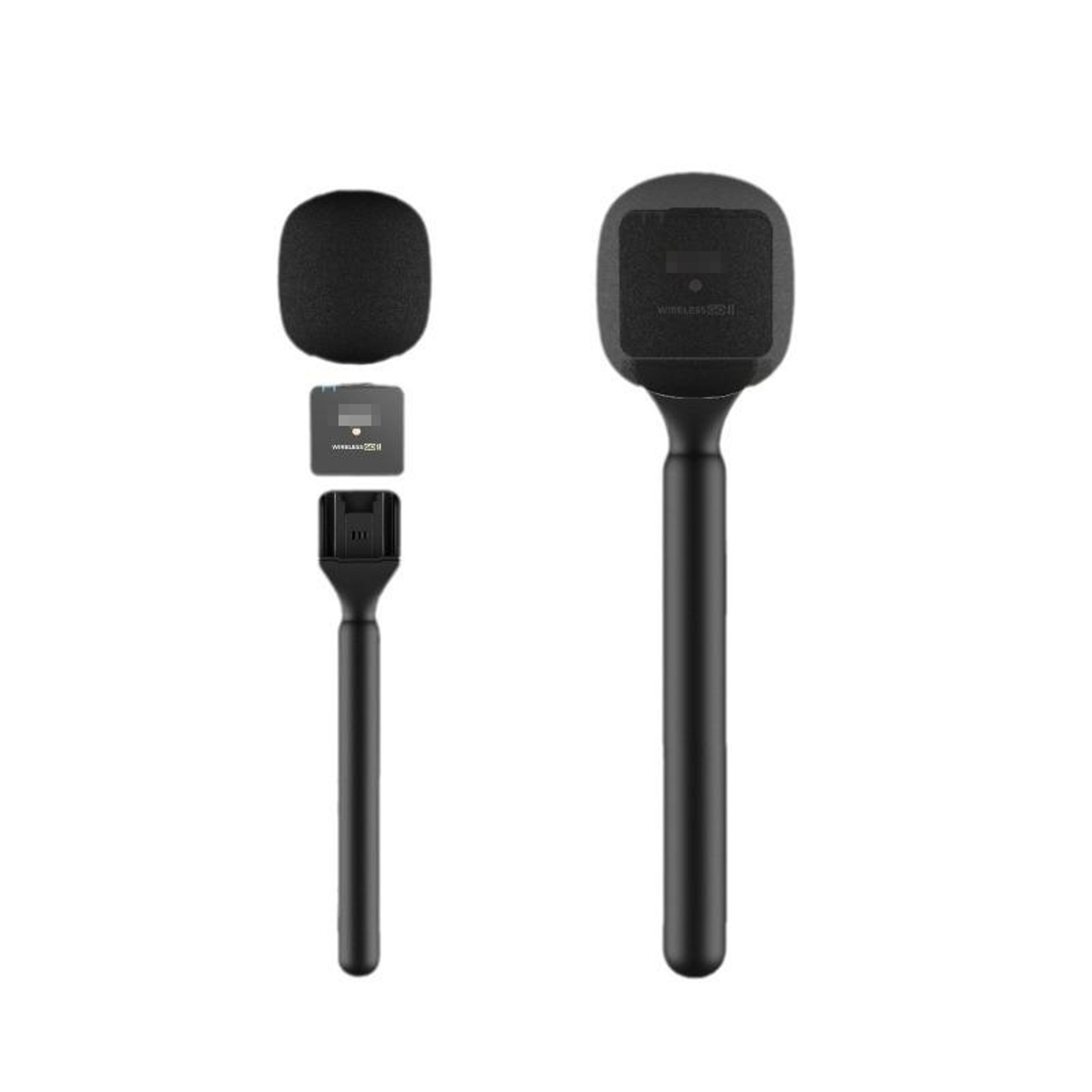 Mic Handle Wireless Microphone Interview Handle For Rode Wireless GO And Relacart 7