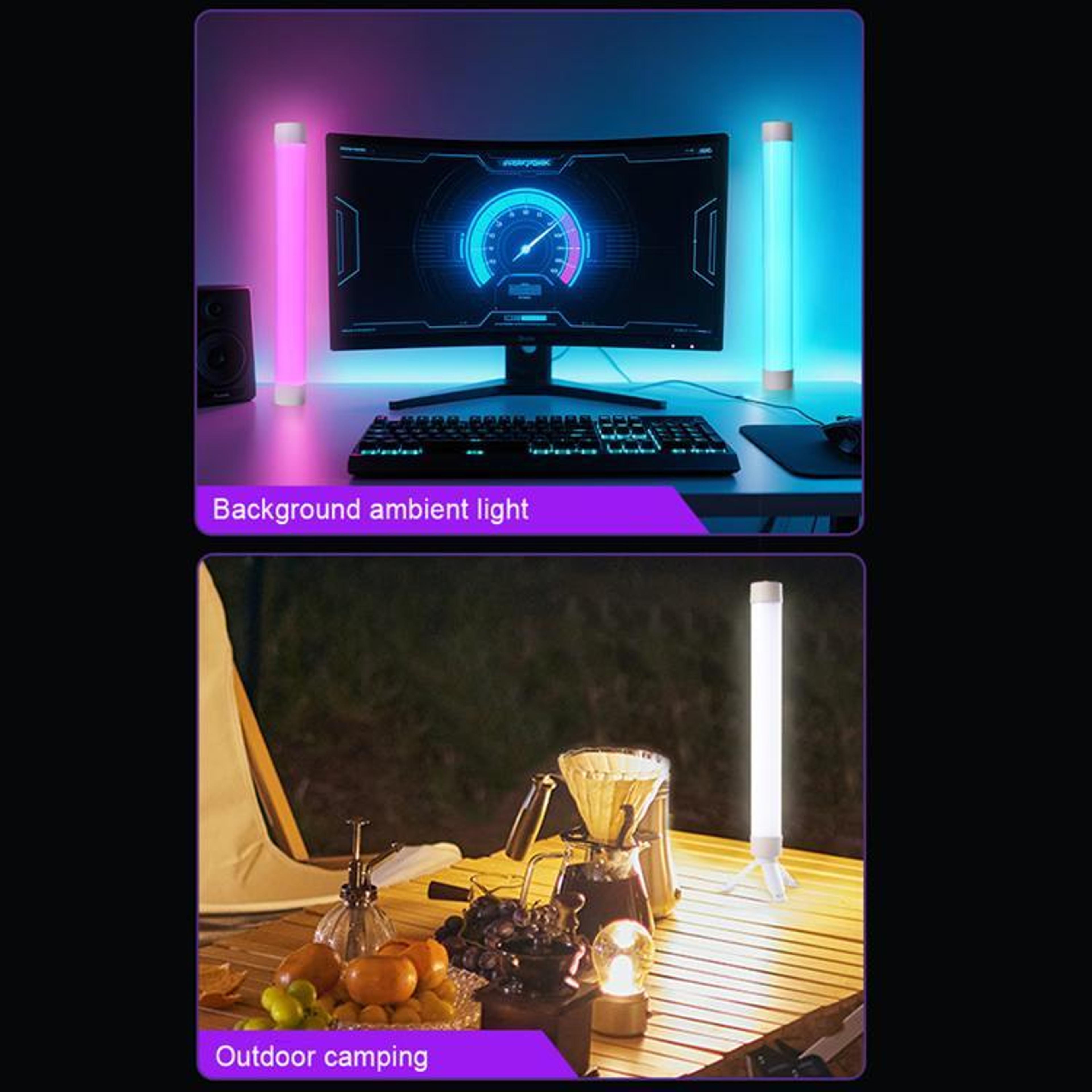 RGB Video Light Handheld LED Fill Light For Vlogging Photography And Live Streaming 9
