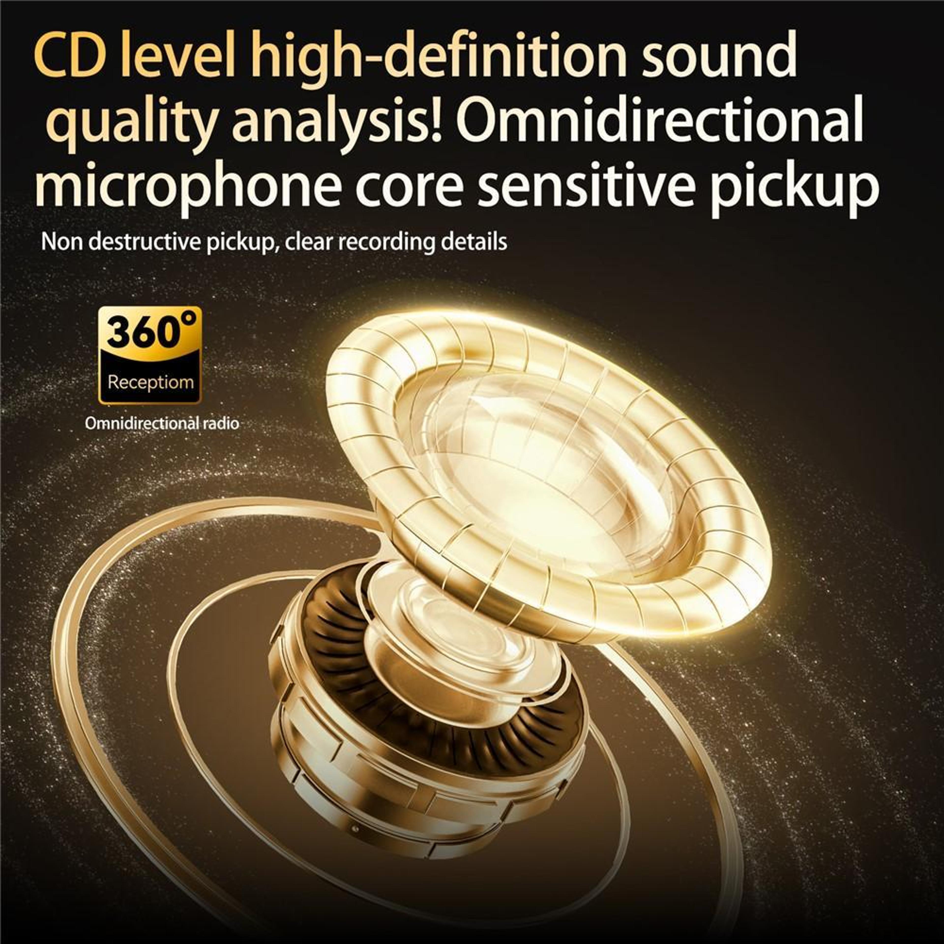 USBC Mini Microphone Noise Reduction Vlogging Microphone For Recording 2