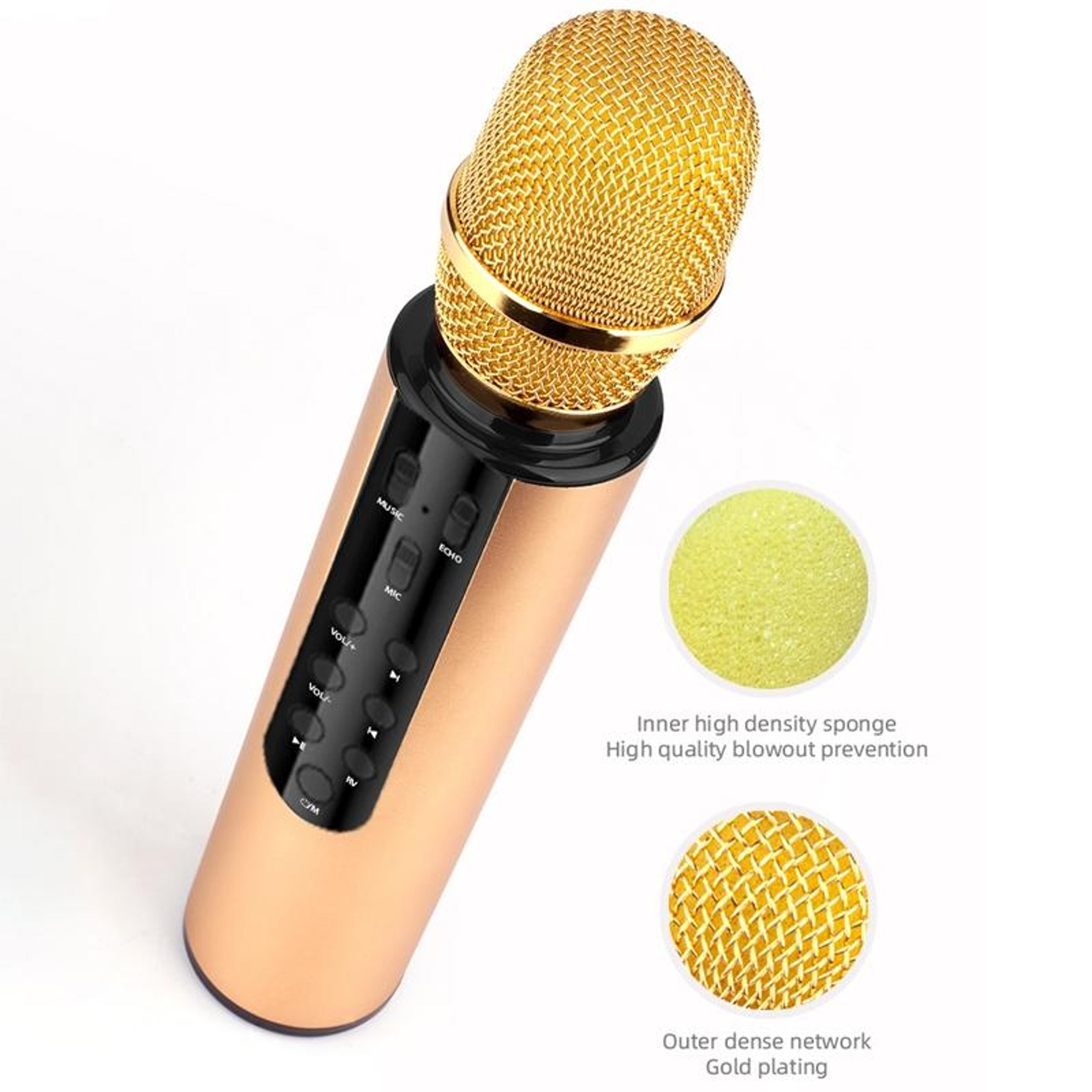Bluetooth Karaoke Microphone Wireless Speaker With Bluetooth Stereo Sound And Noise Reduction 2