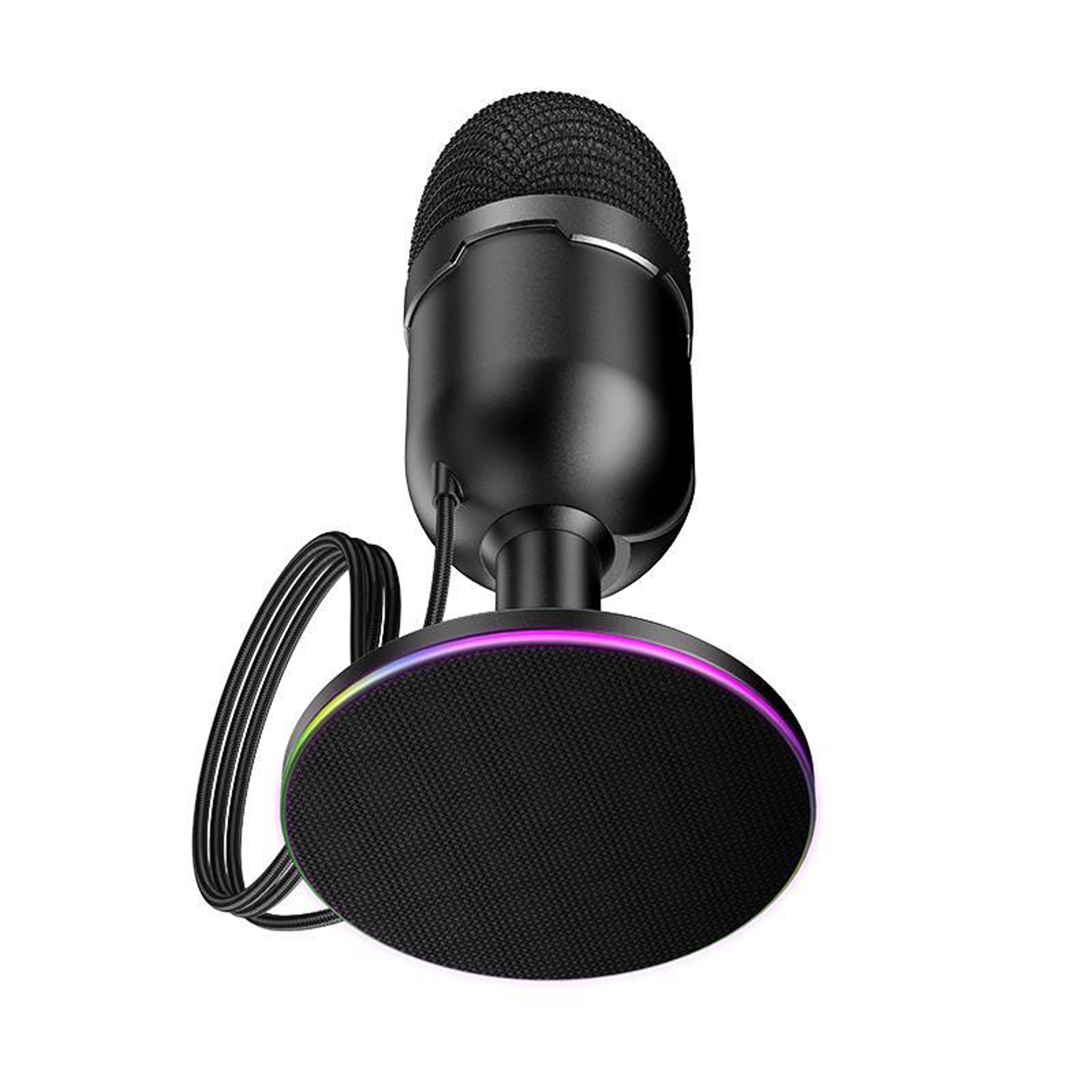 RGB Gaming USB Desktop Microphone With Mute And Monitoring 2