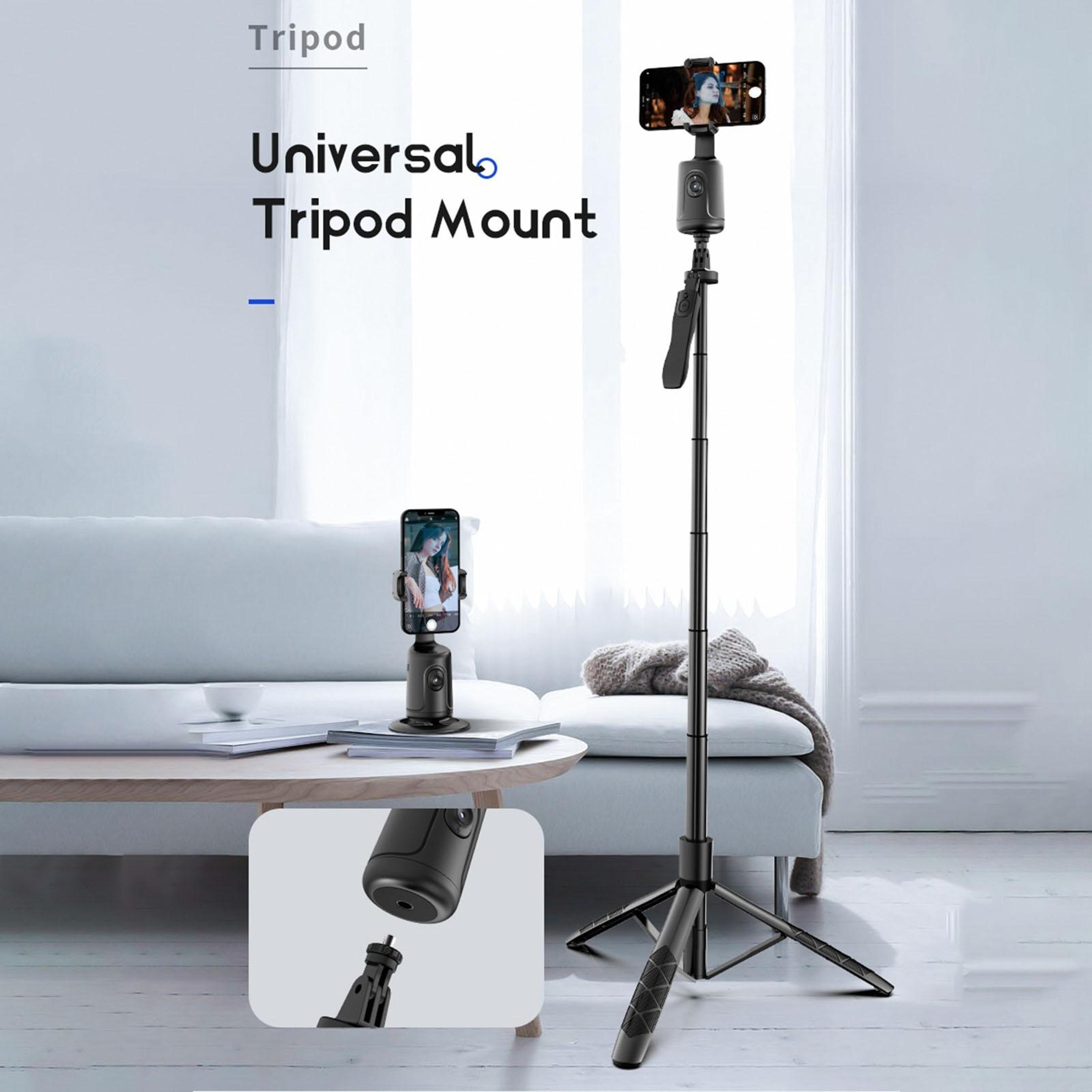 P01 AI Phone Tracker Auto Face Tracking Gimbal Stabilizer With Tripod Mount 4