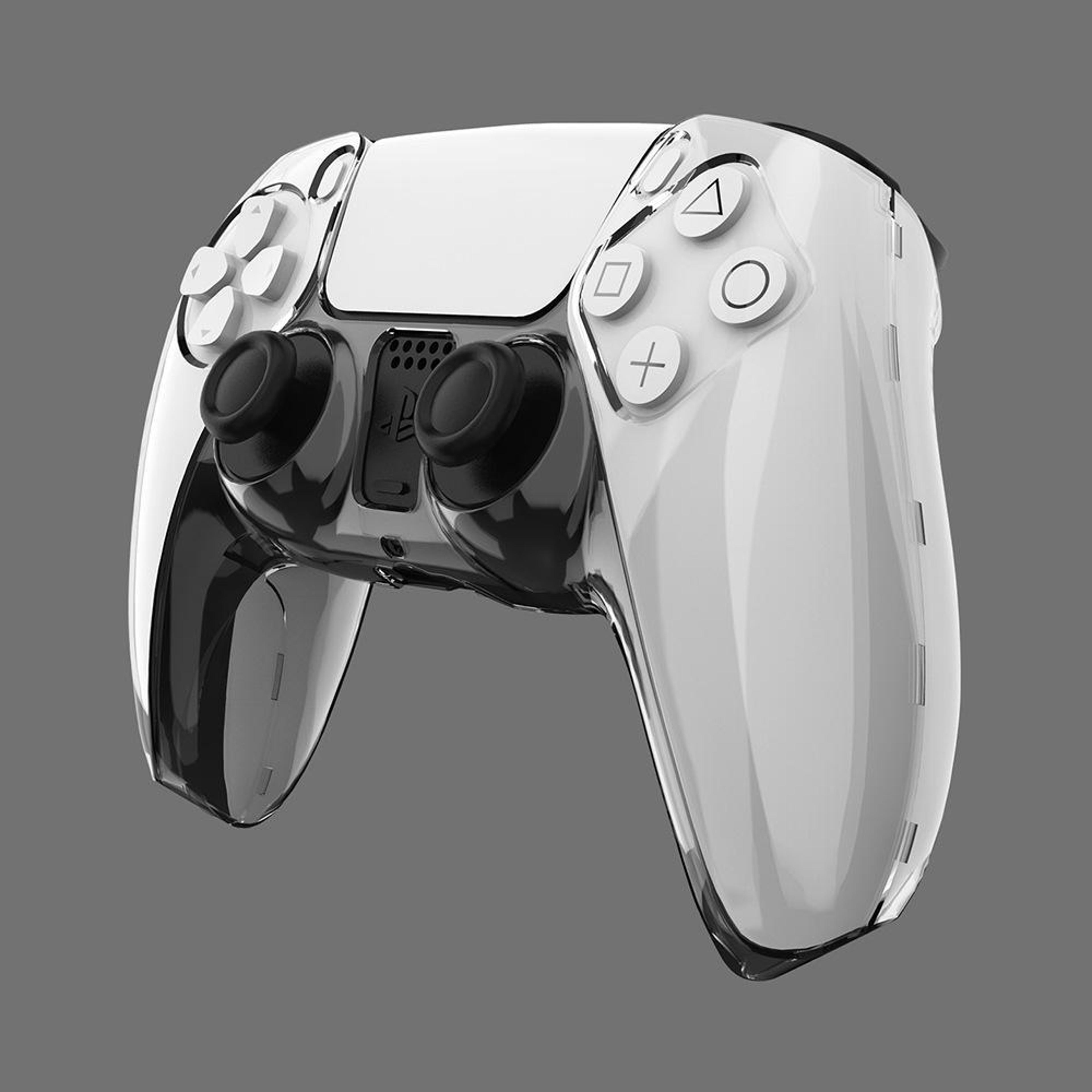 XDcase PS5 Controller Case Clear Hard PC DualSense Protective Cover Crystal Shell 1