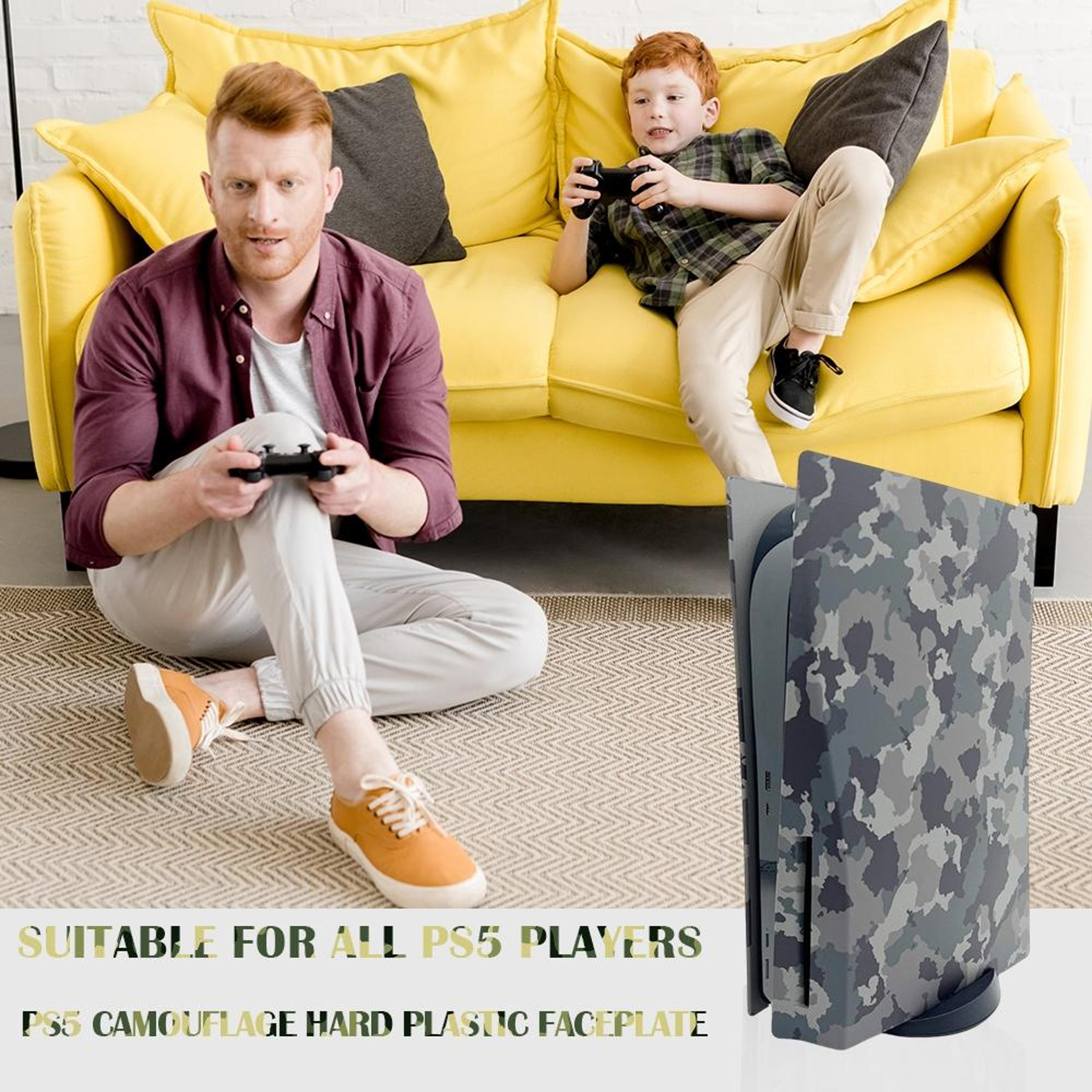 Camouflage PS5 Protective Cover For CD Version Console With Stylish Full Shell Design 5