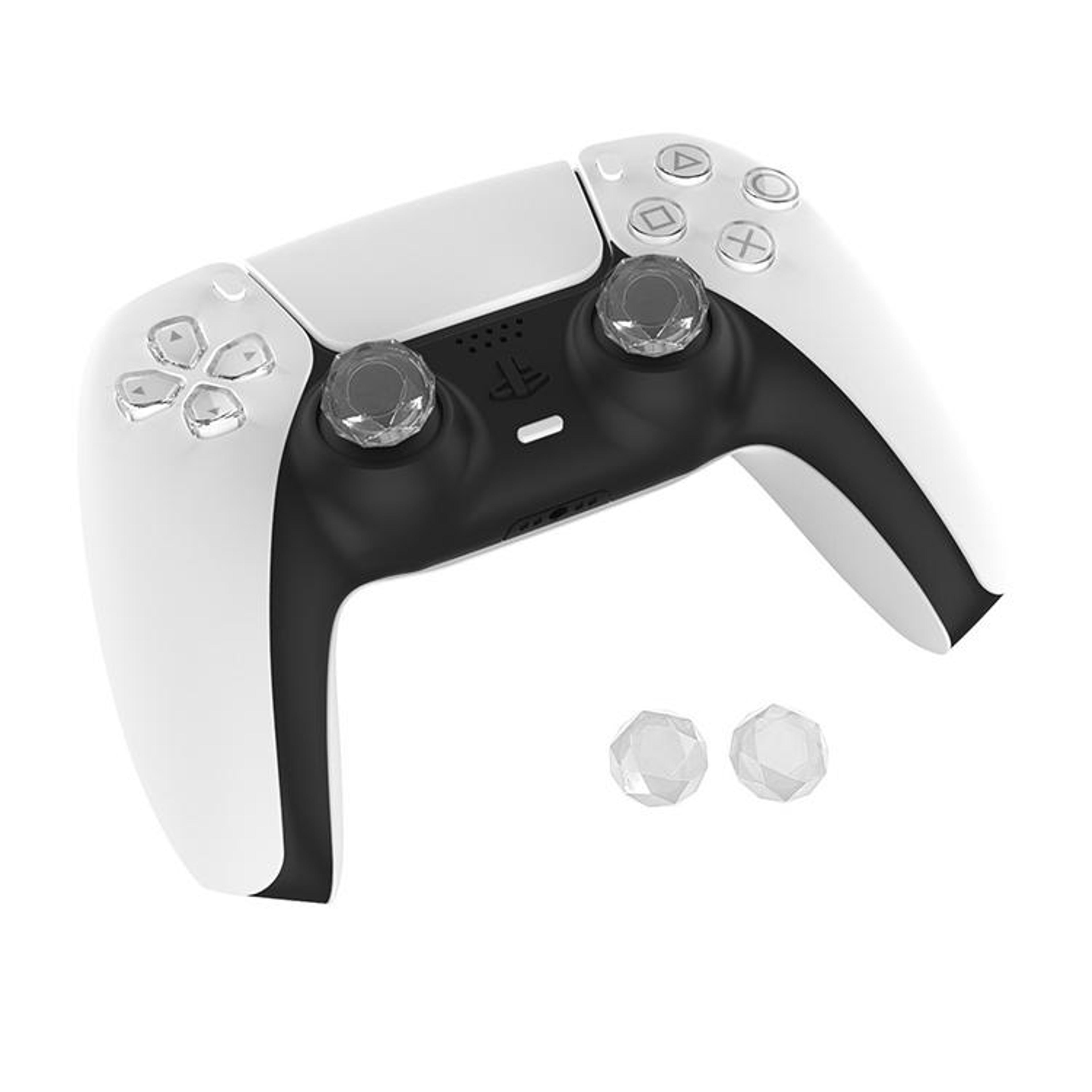 PS5 Diamond Texture Grip Caps For PlayStation 5 Controller Thumb Control Upgrade 3
