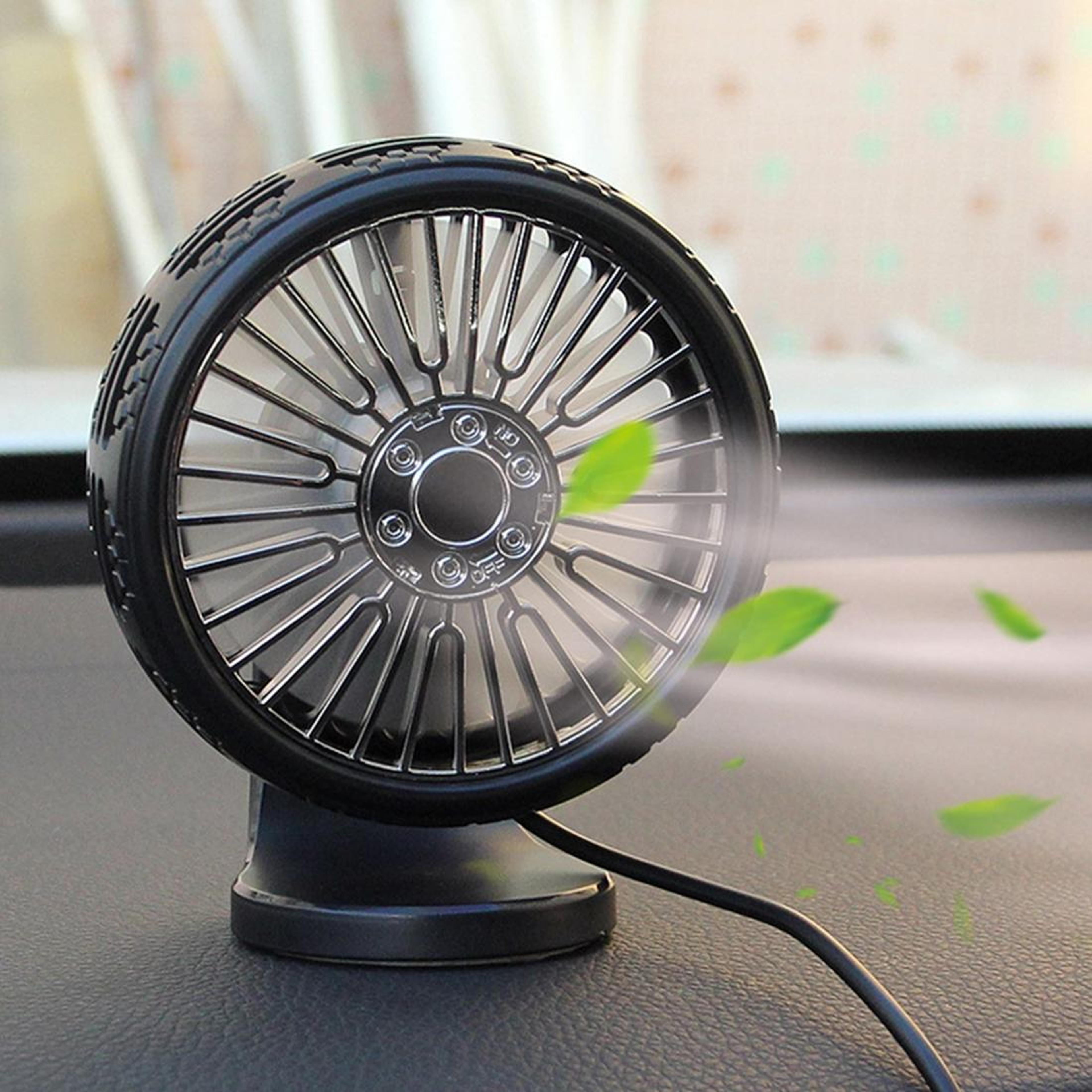 Portable Car Cooling Fan USB Car Air Outlet Fan With Speed Settings 7