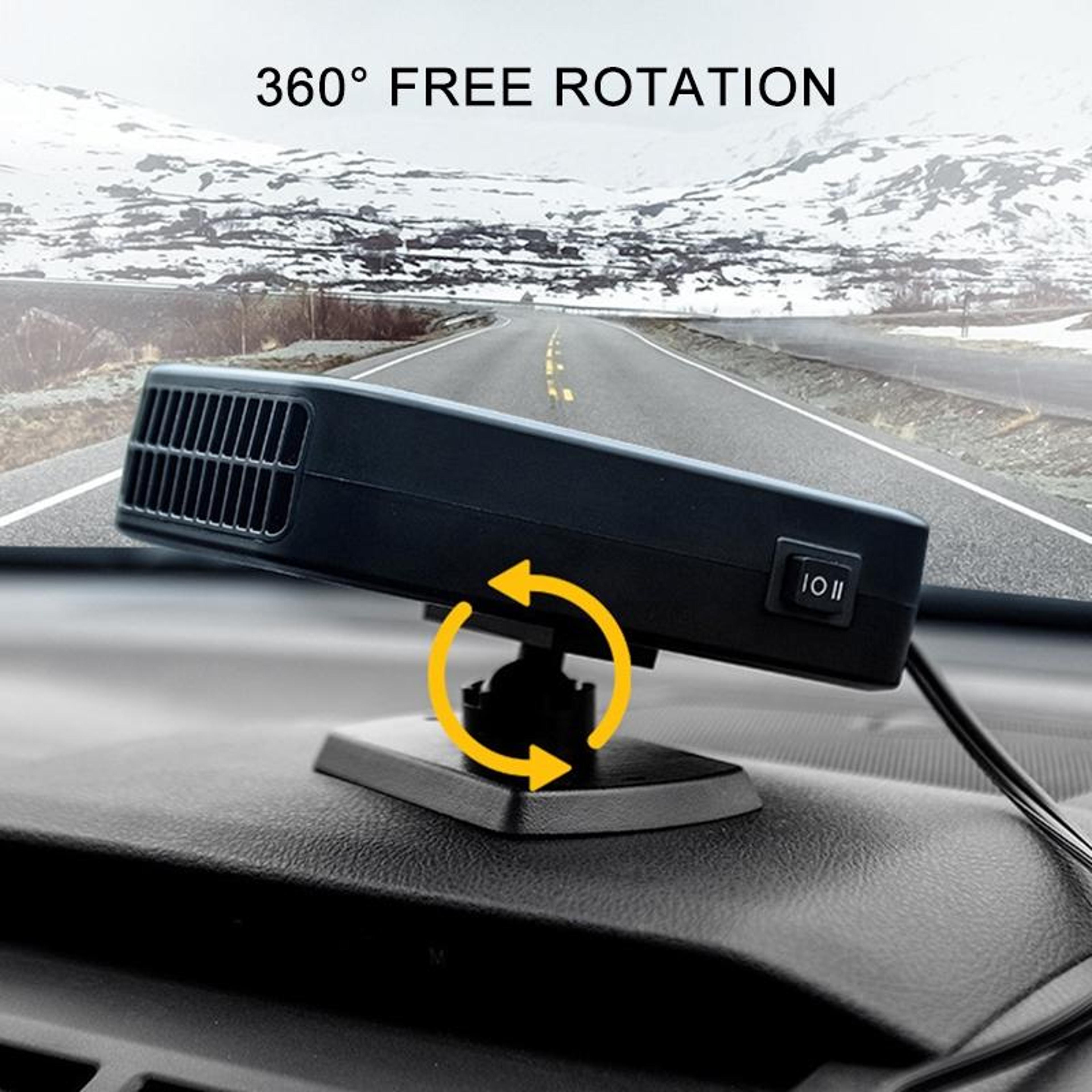 Car Heater Windshield Defroster Portable Car Demister With Degree Adjustable Airflow 2