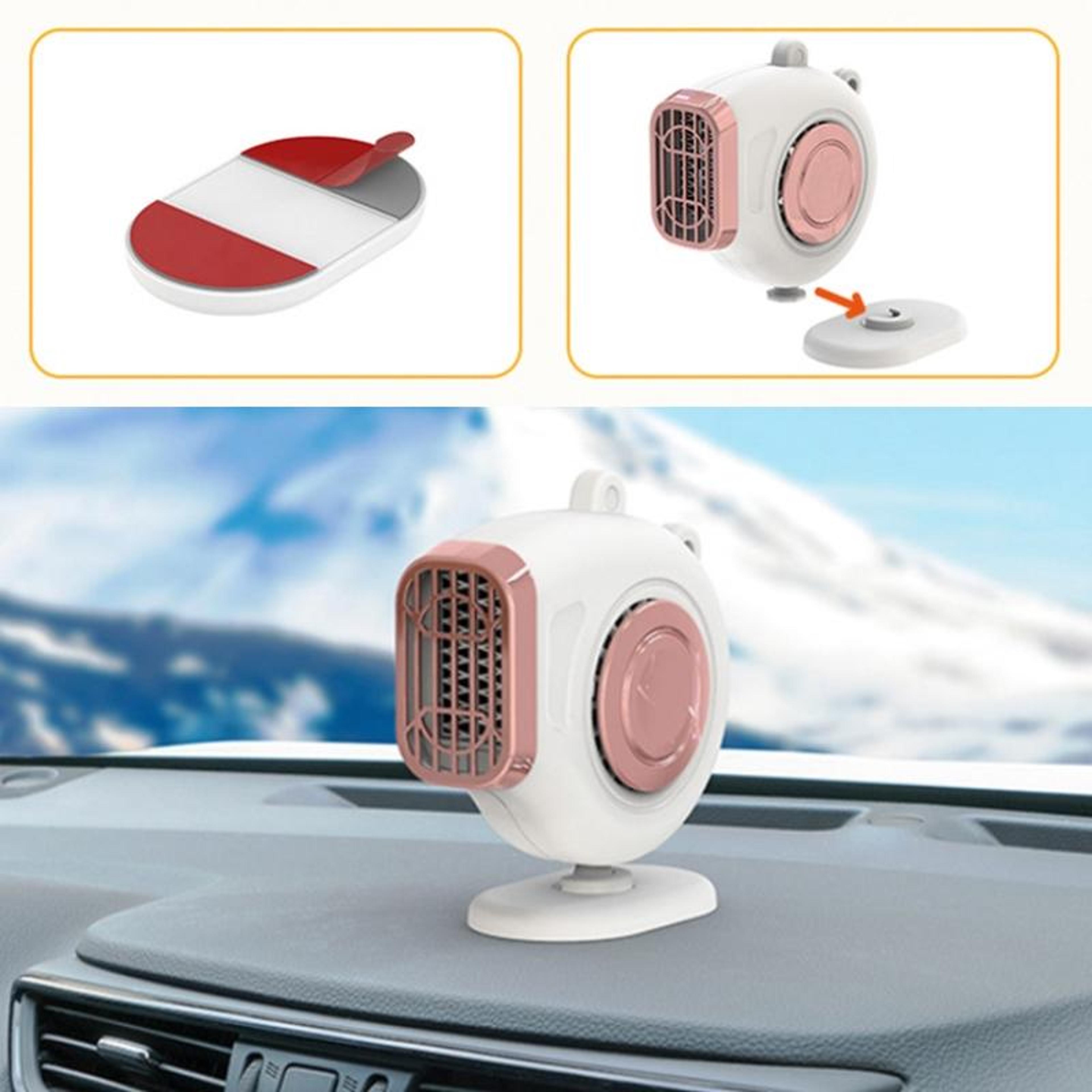 Car Heater Portable Windshield Defroster Dashboard Electric Heating Fan 4