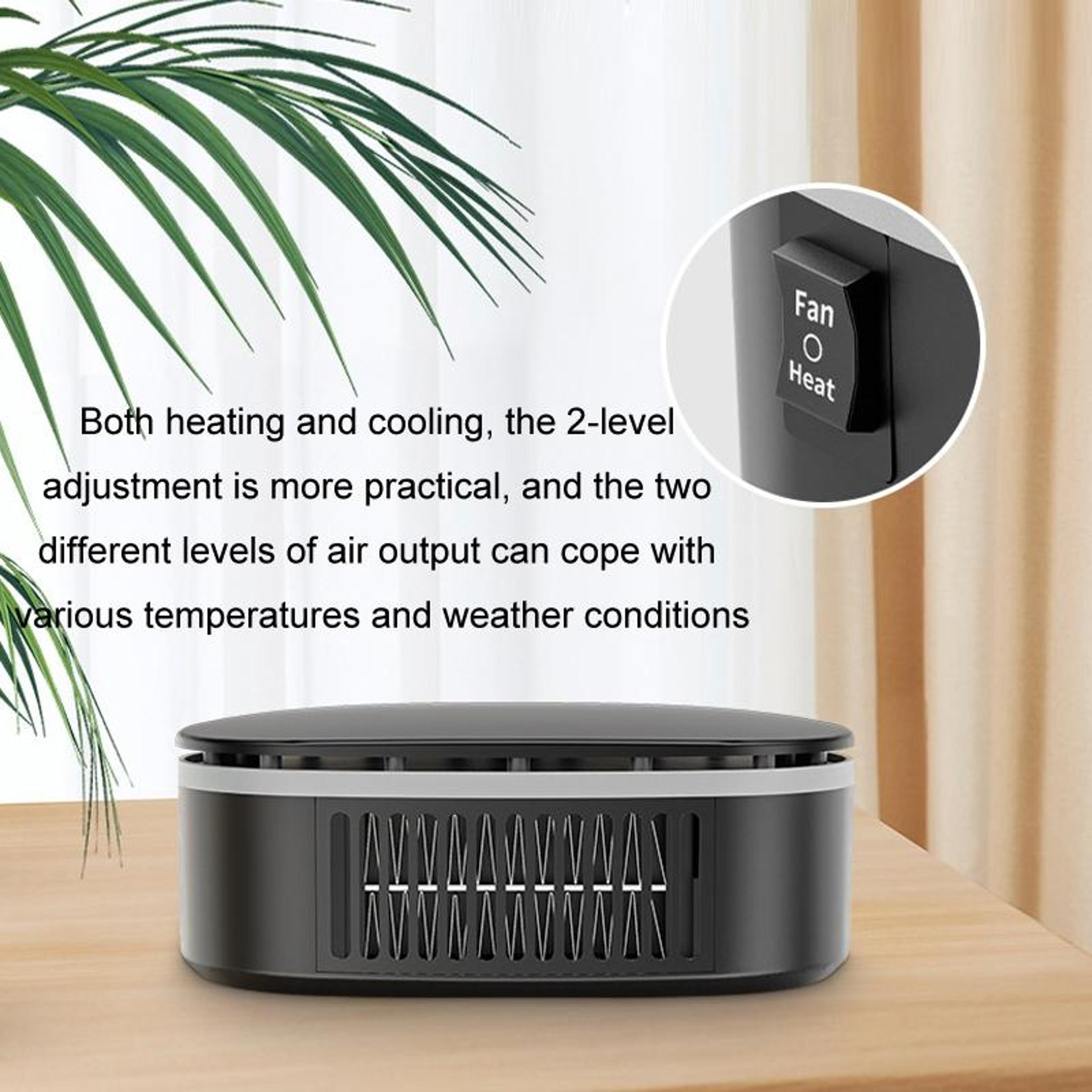 Car Heater Windshield Defroster Portable Car Defogger With Adjustable Base 4