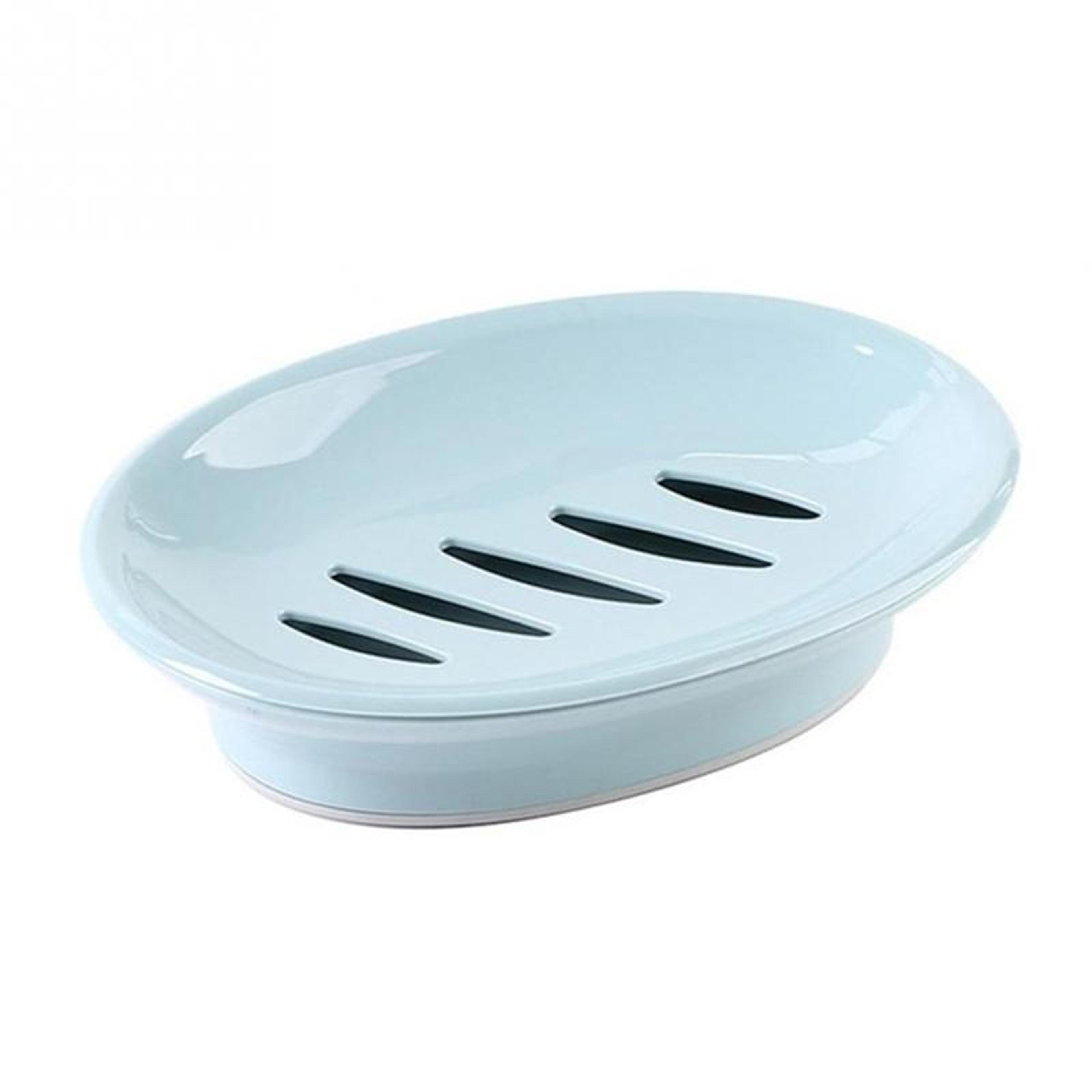 Double Layer Soap Dish With Drainage Bathroom Soap Holder Storage Box 1