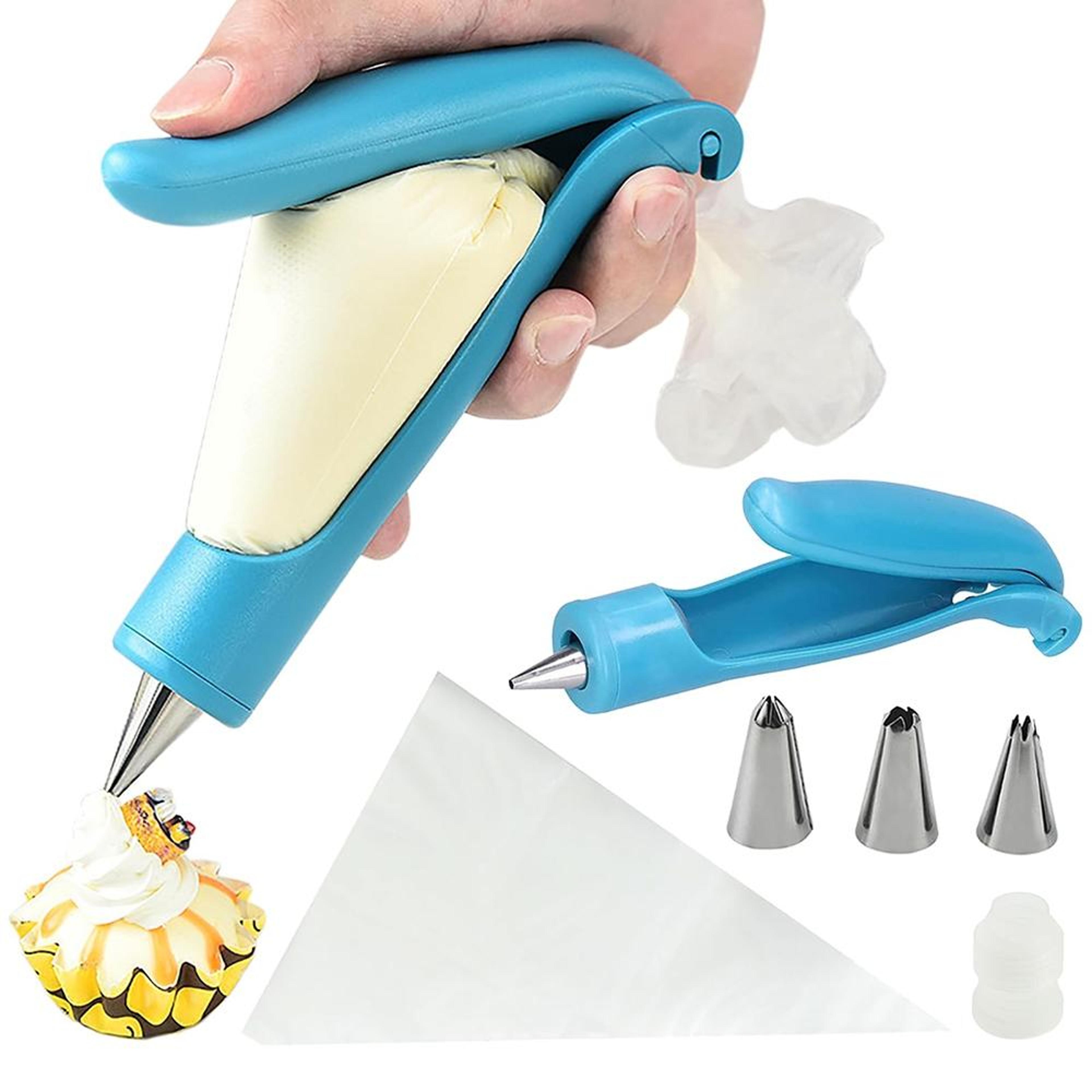 diy cake decorating pen kit with nozzles reusable baking tool for cakes cookies and cupcakes