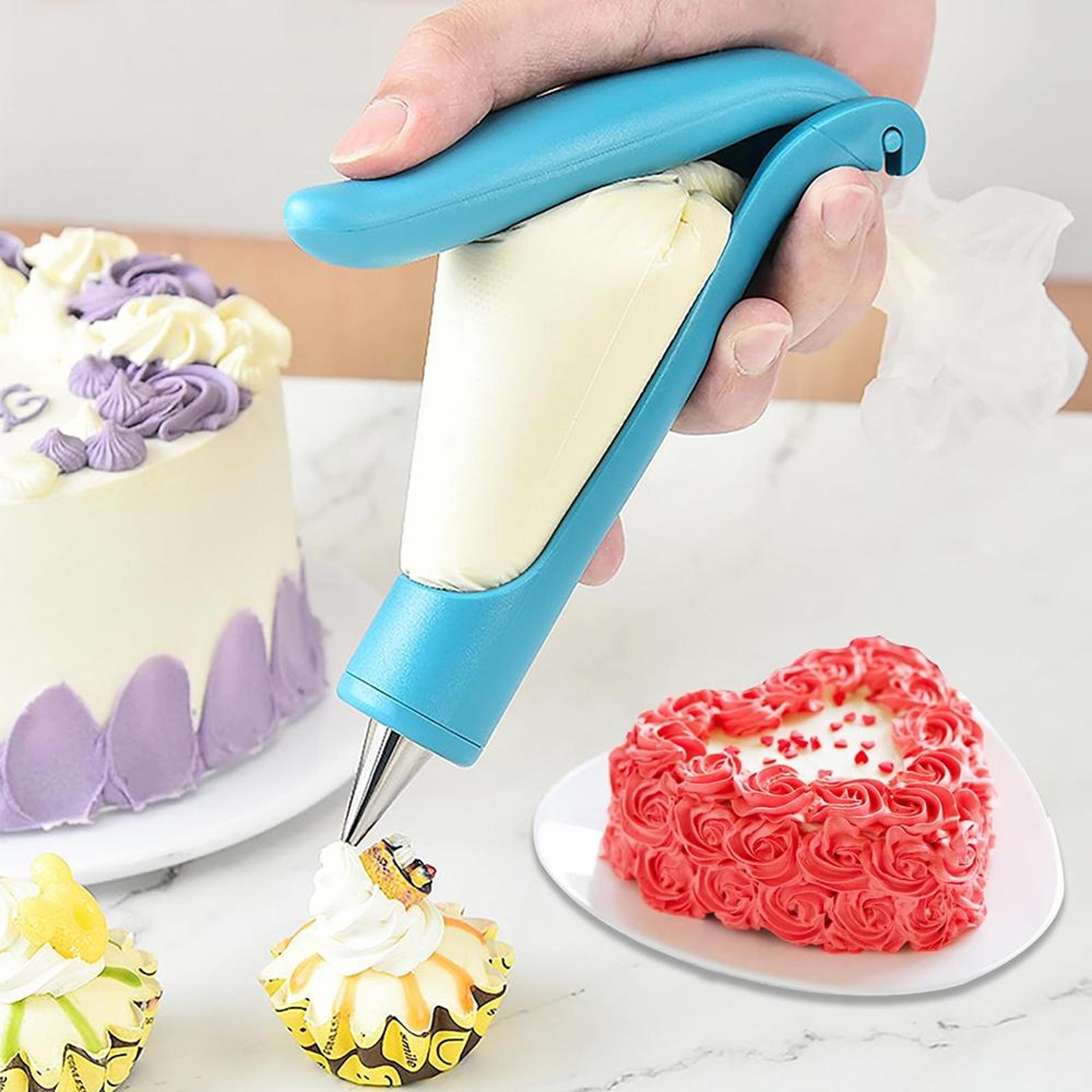 DIY Cake Decorating Pen Kit With Nozzles Reusable Baking Tool For Cakes Cookies And Cupcakes 2
