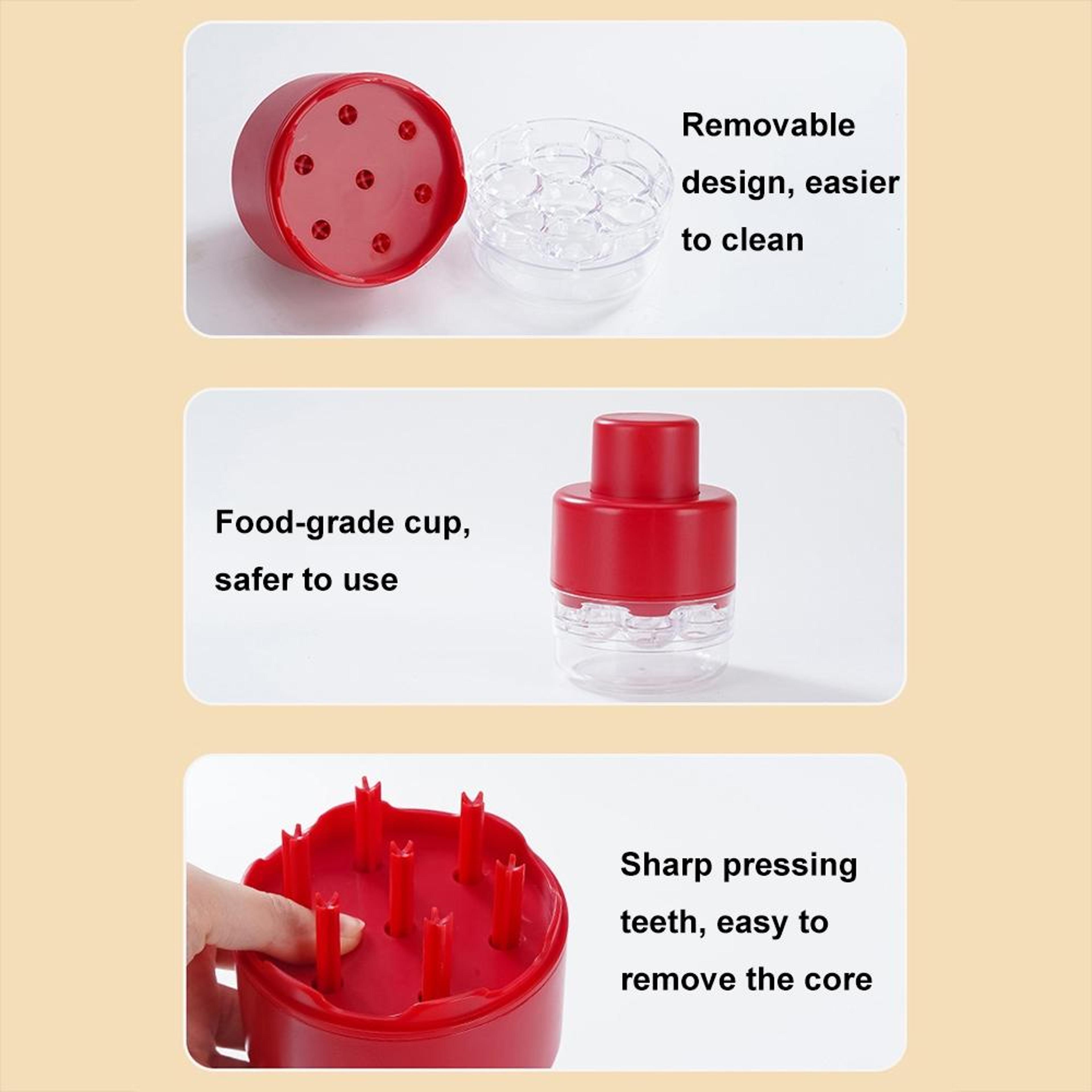 Cherry Pitter Press Type Cherry Pit Remover And Date Seed Remover Kitchen Tool 6