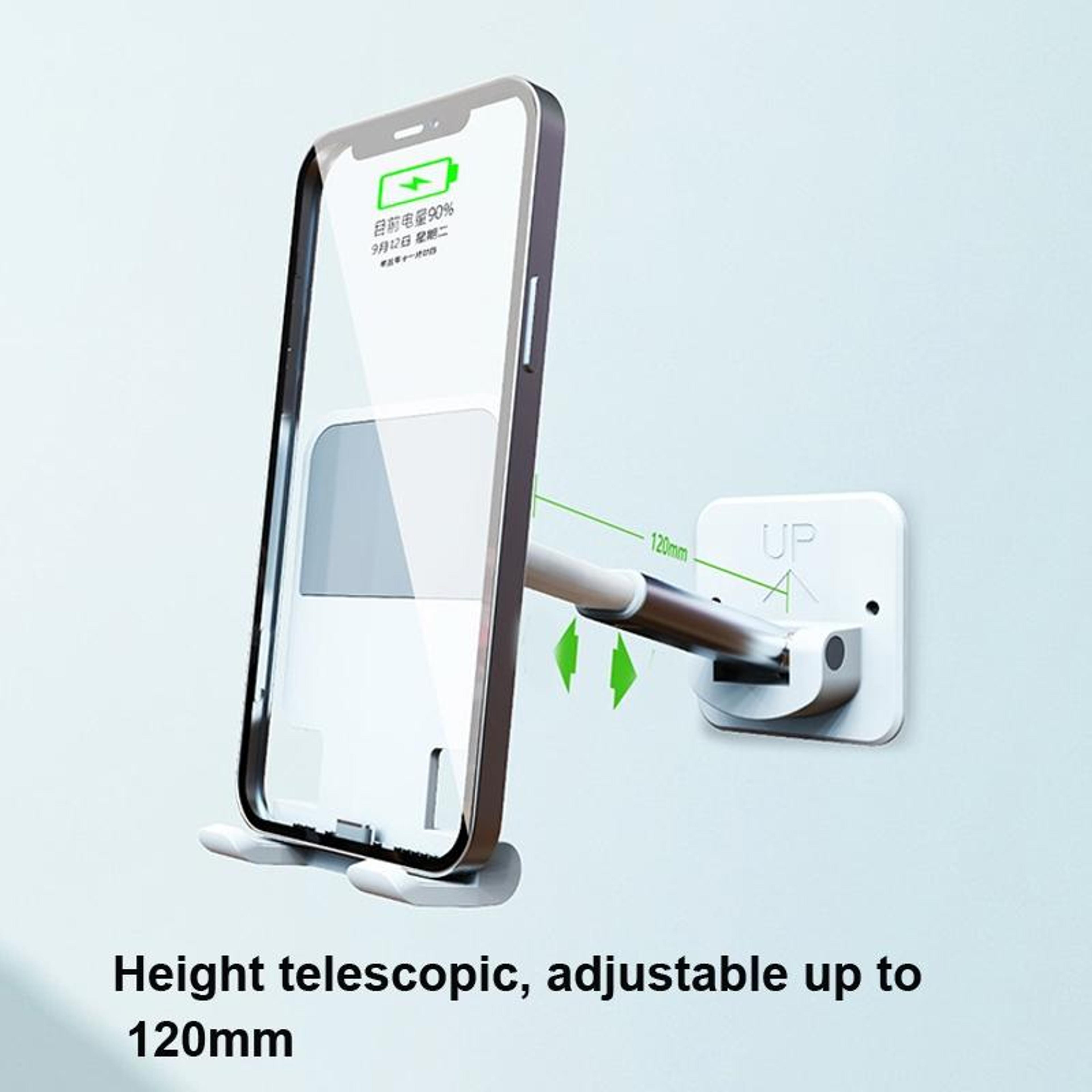 Foldable Wall Phone Holder Self Adhesive Phone Wall Mount For Bathroom Kitchen Bedroom 3
