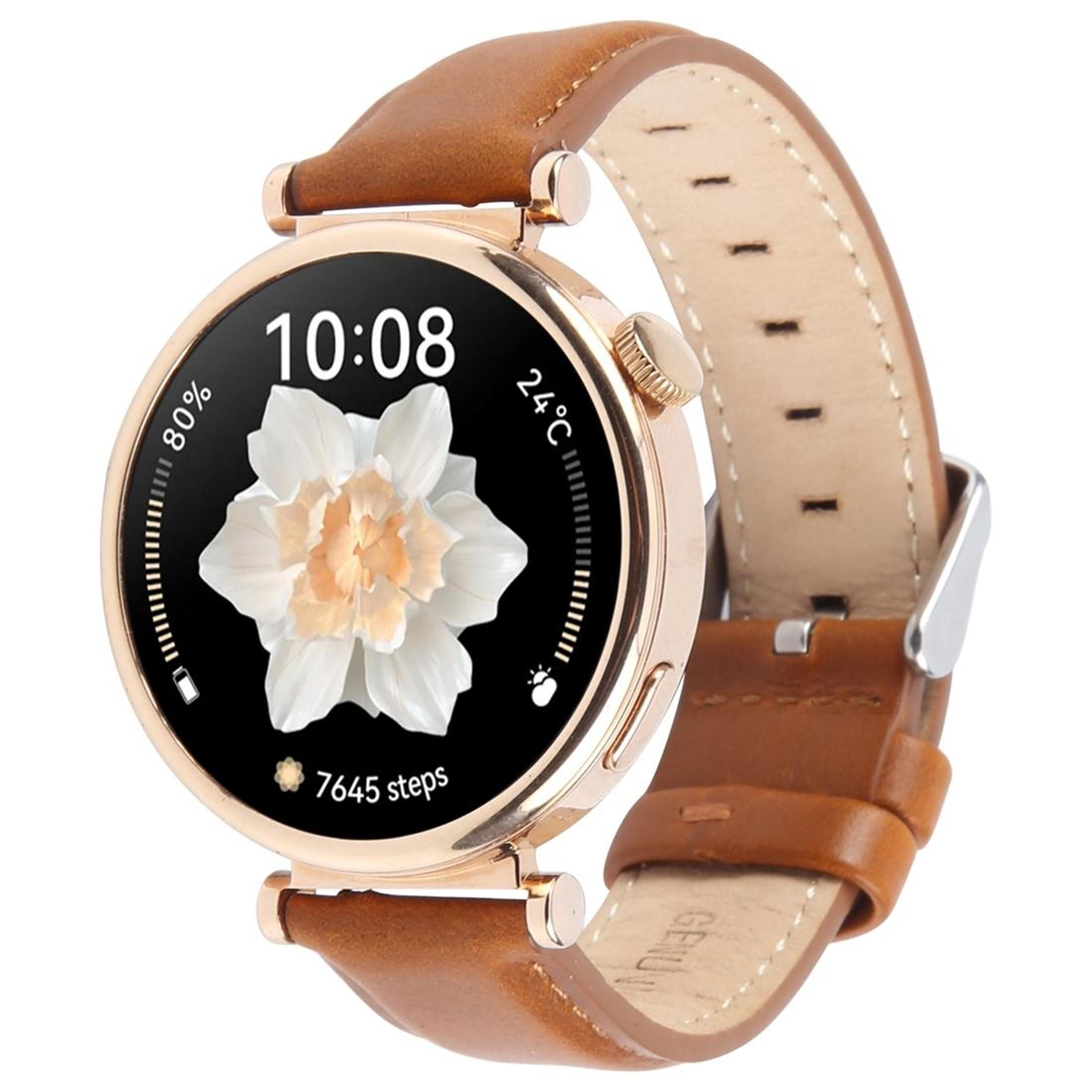 Genuine Leather Watch Band White Replacement Strap With Silver Buckle For Classic Wristwatches 14