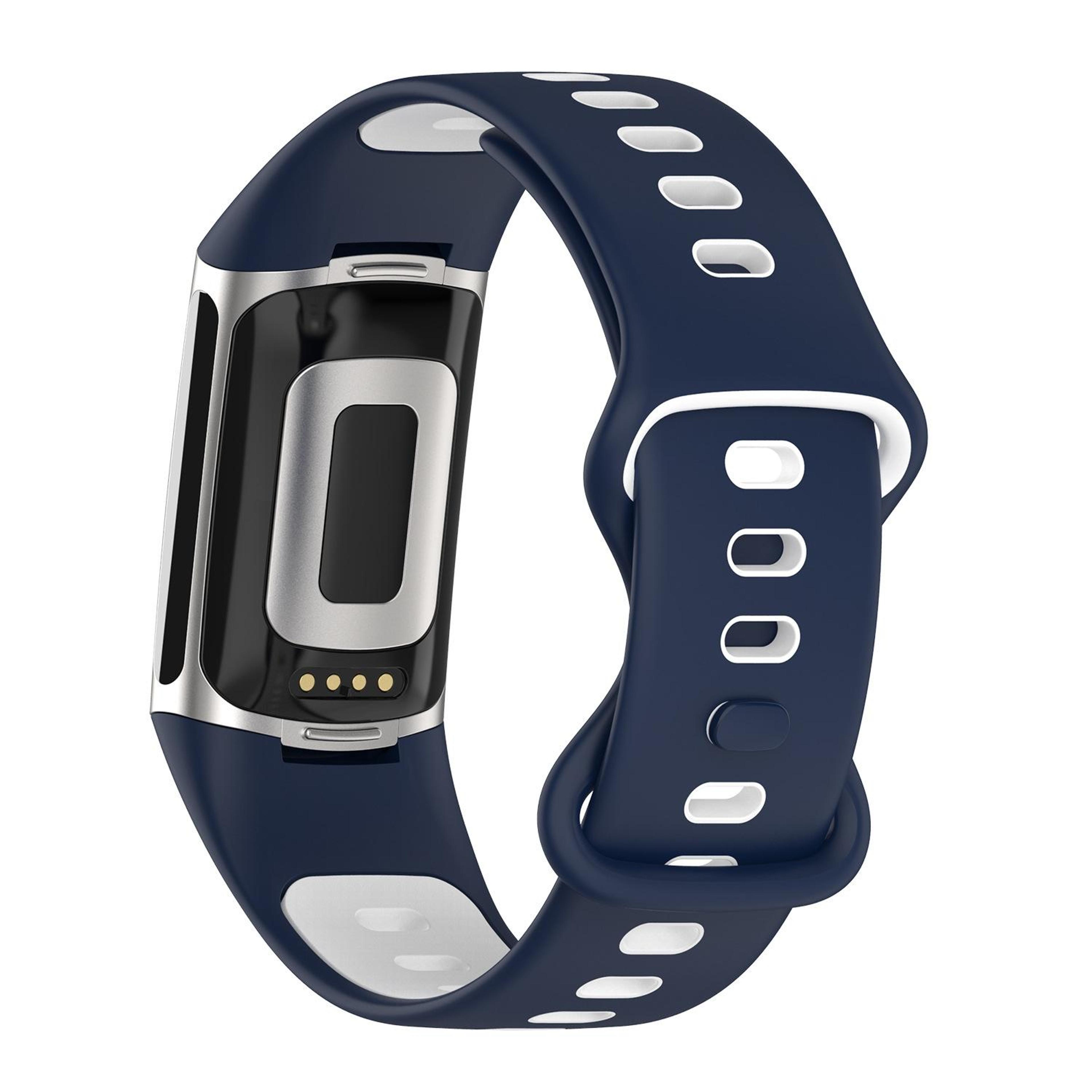 Fitbit Charge Band Two Color Silicone Replacement Watch Strap Sport Wristband 3