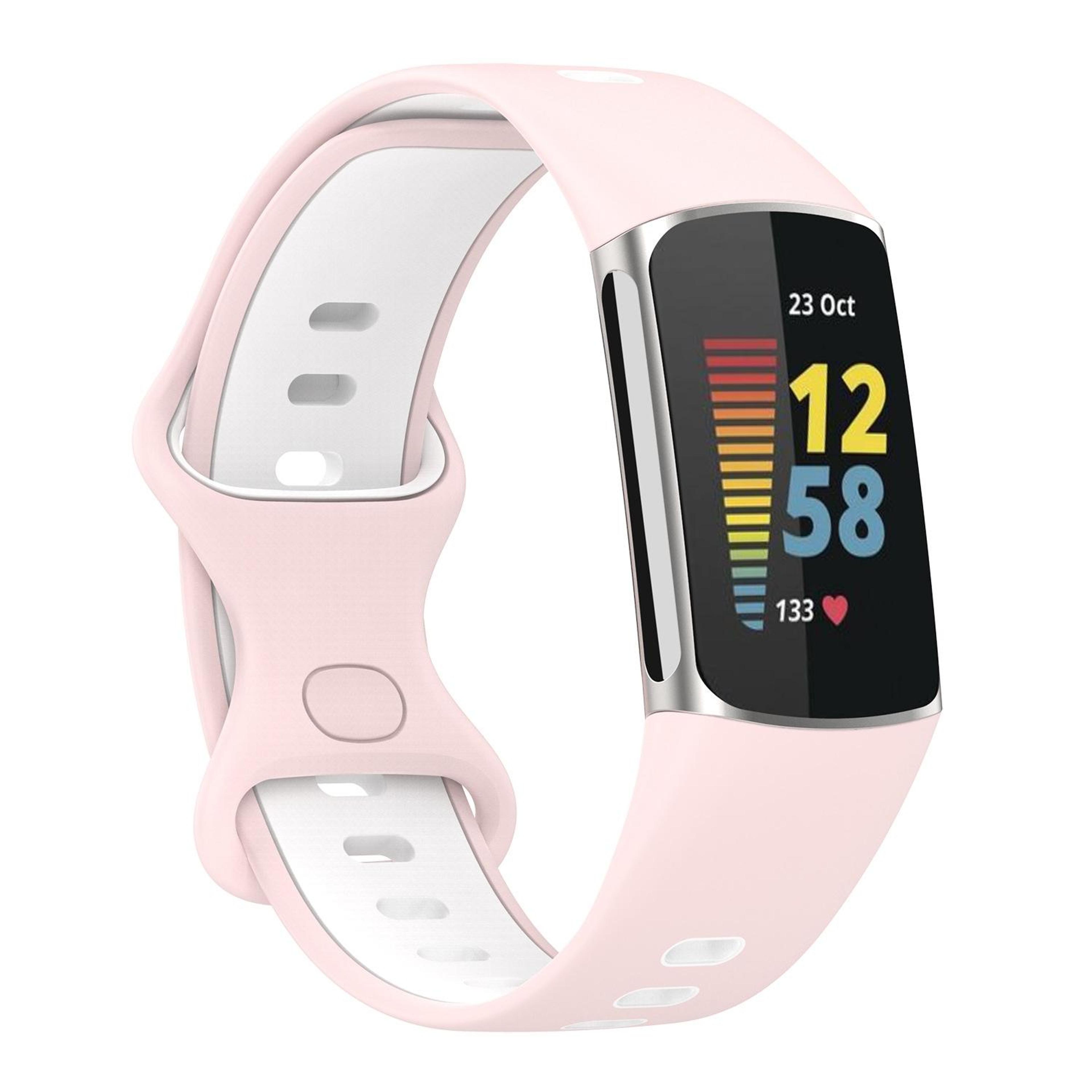 Fitbit Charge Band Two Color Silicone Replacement Watch Strap Sport Wristband 7