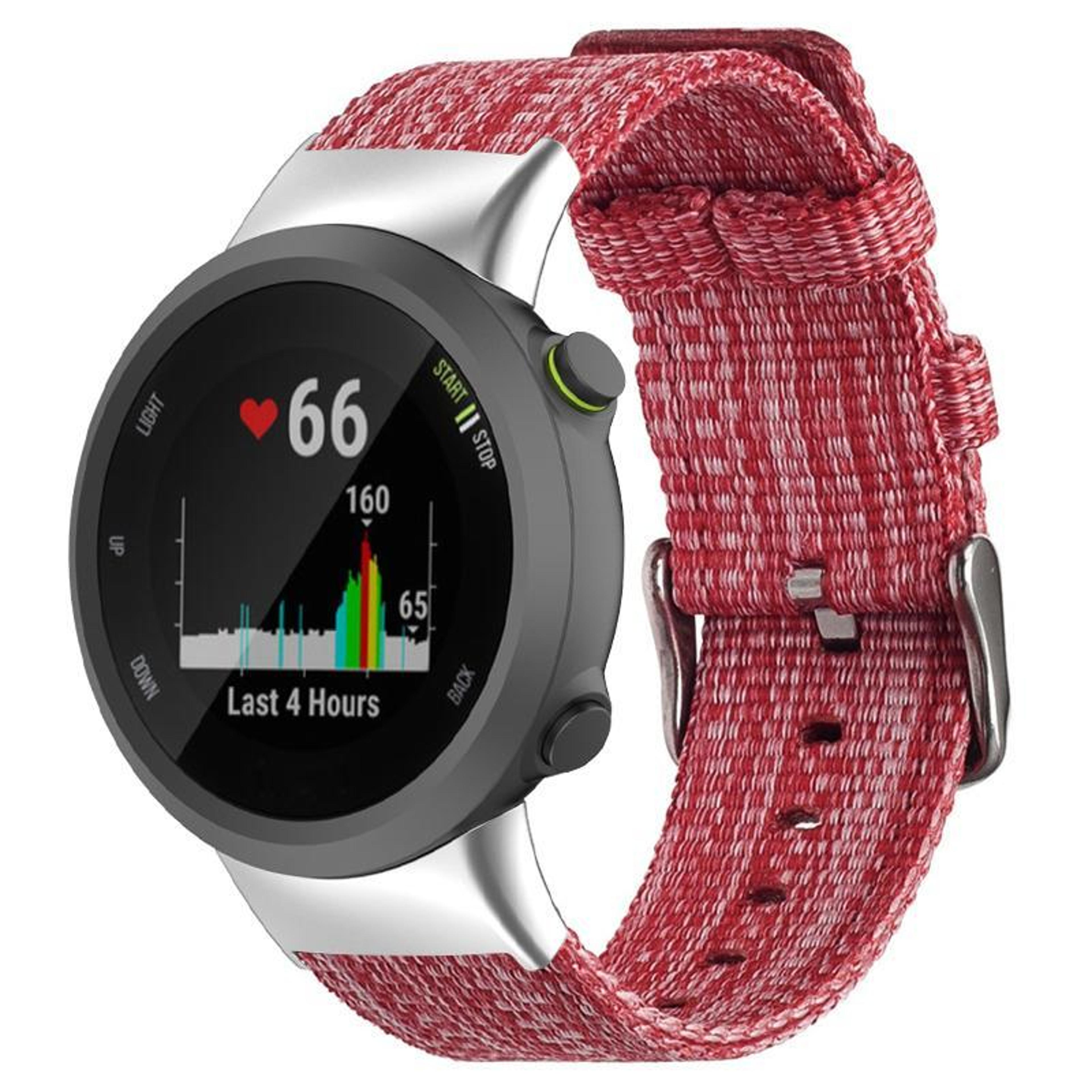 XDfind Garmin Forerunner Band Nylon Canvas Watch Strap For Garmin 45S Swim 2 2