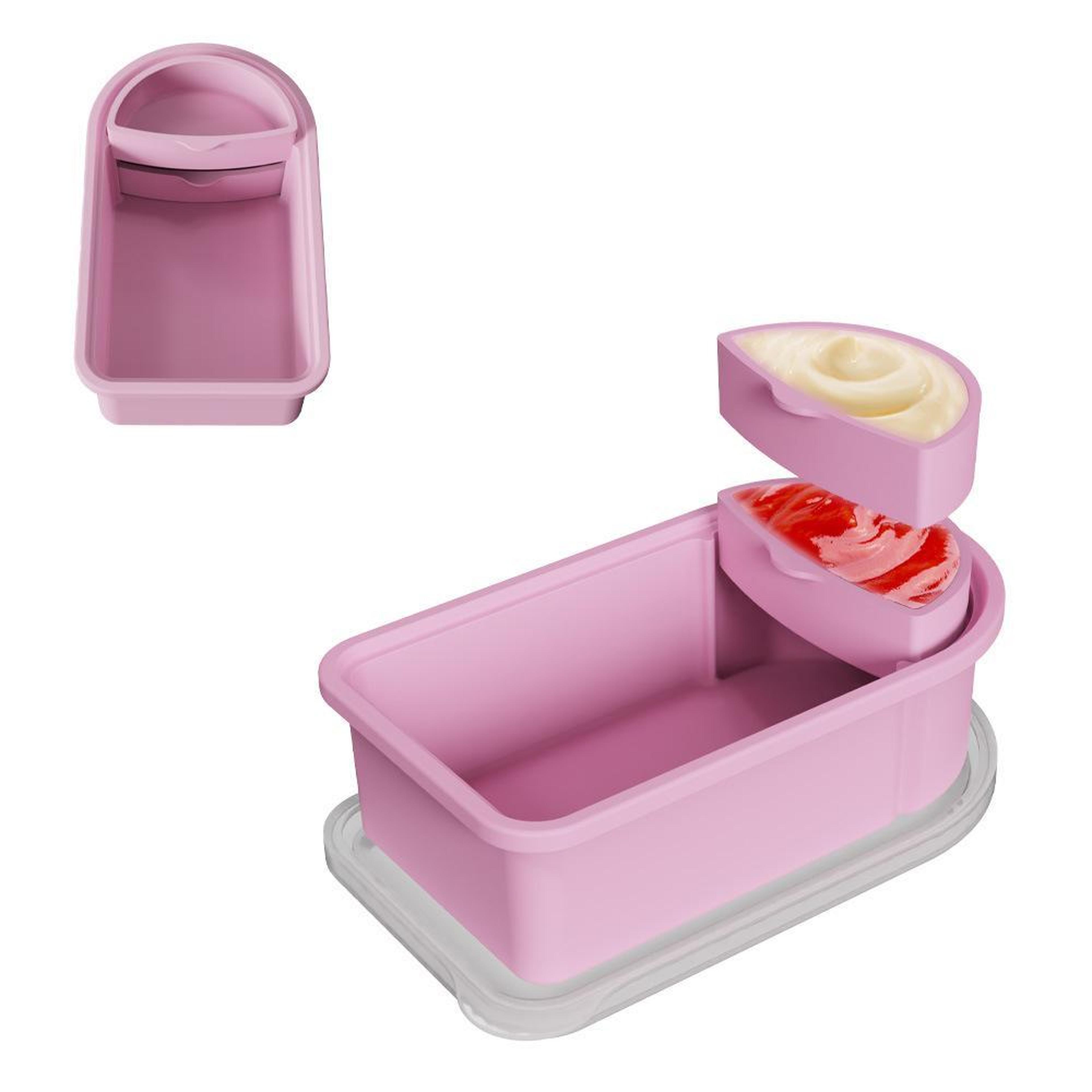 Silicone Snack Container With Sauce Compartment Reusable Food Storage For Travel Meal Prep And Lunc 8