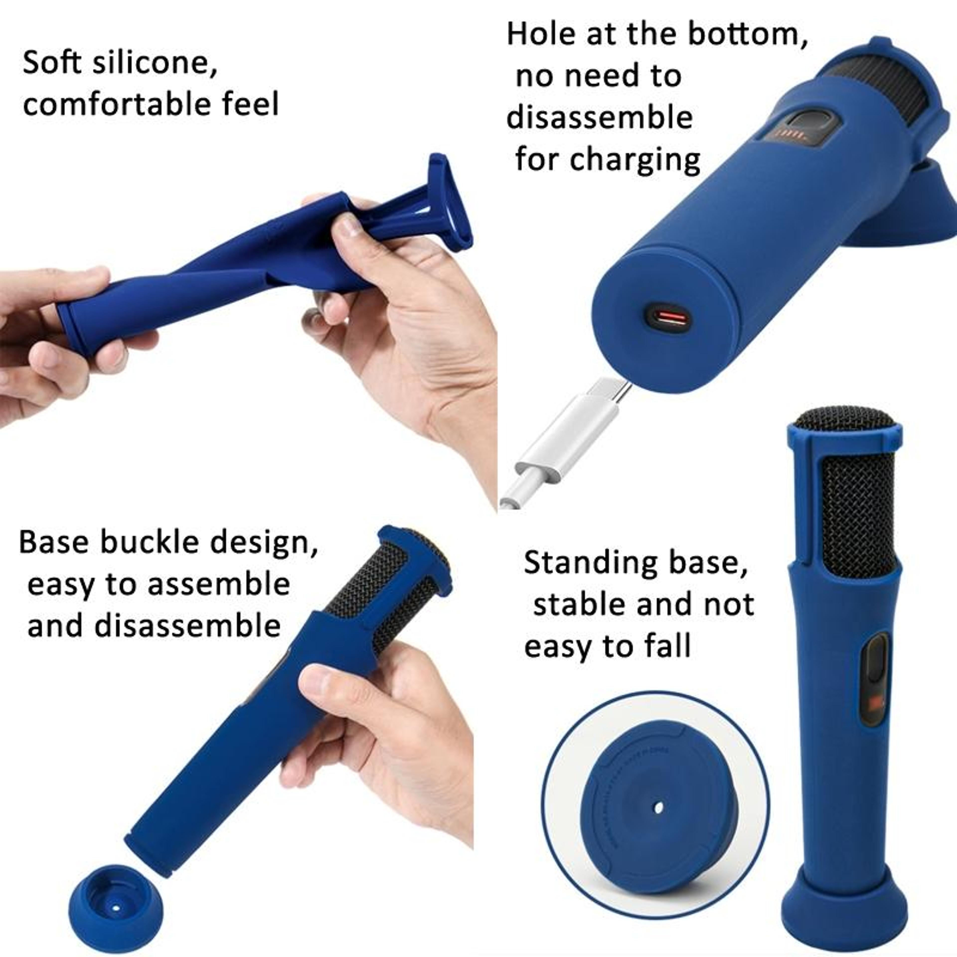 JBL PartyBox Wireless Mic Silicone Protective Cover Shockproof Microphone Case 6