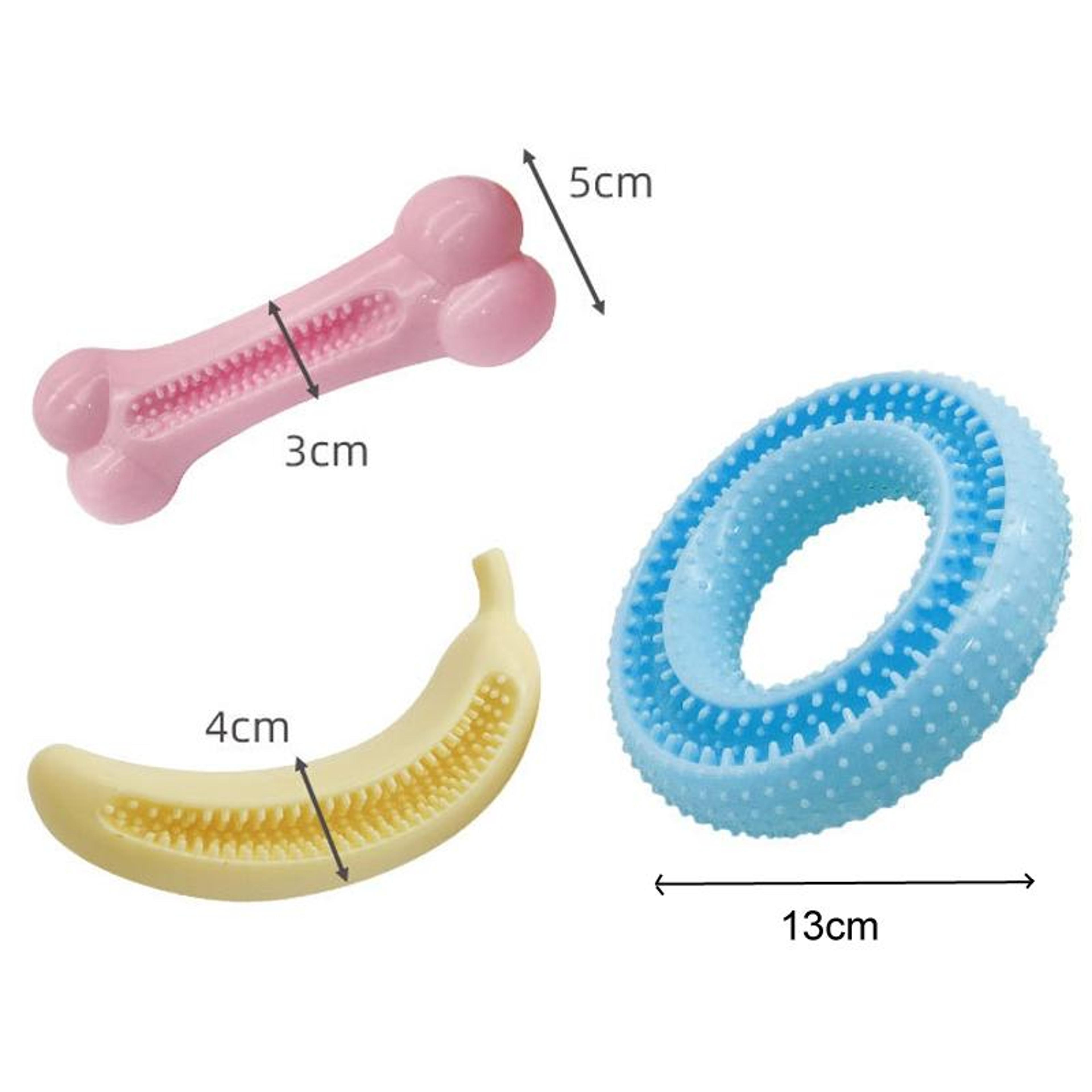 Pet Dental Toy Dog Chew Toy Round Dog Teething Toy For Teeth Cleaning And Interactive Play 2