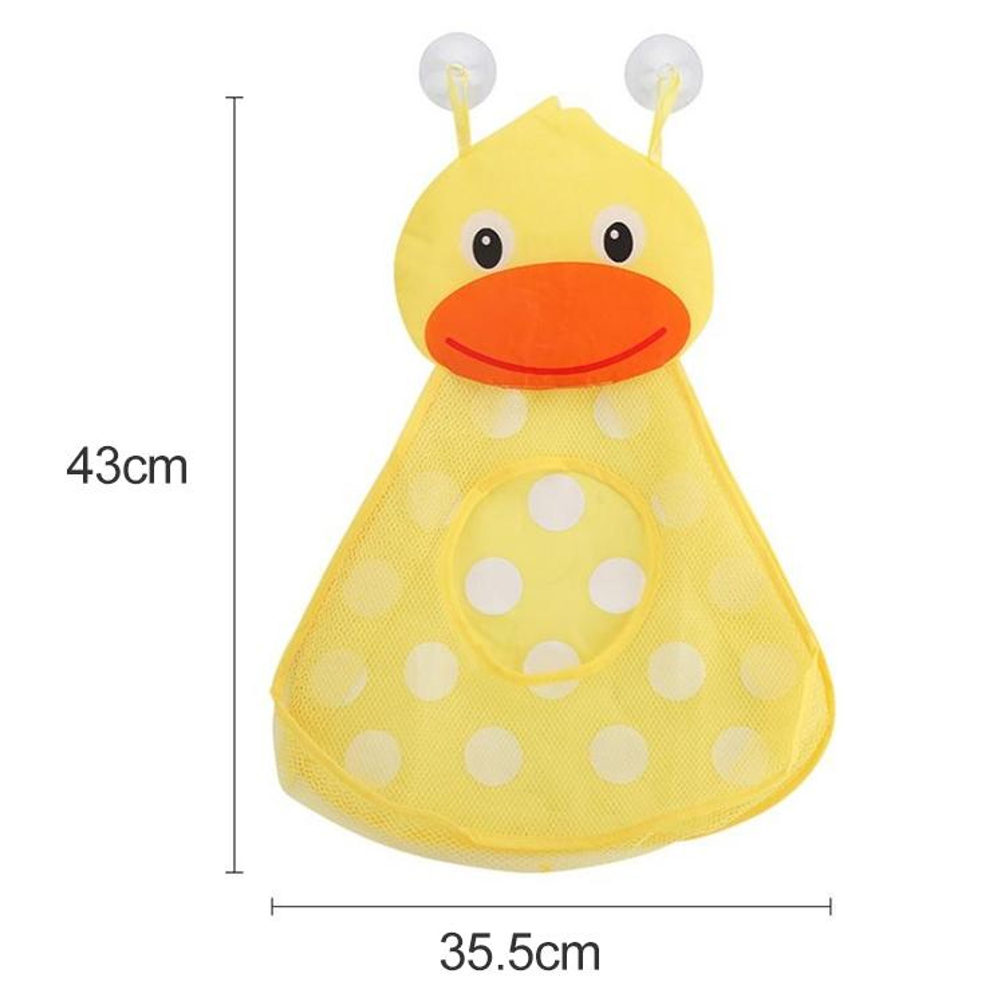 Baby Bath Toy Organizer Mesh Bag With Strong Suction Cups Quick Dry Storage Net 2