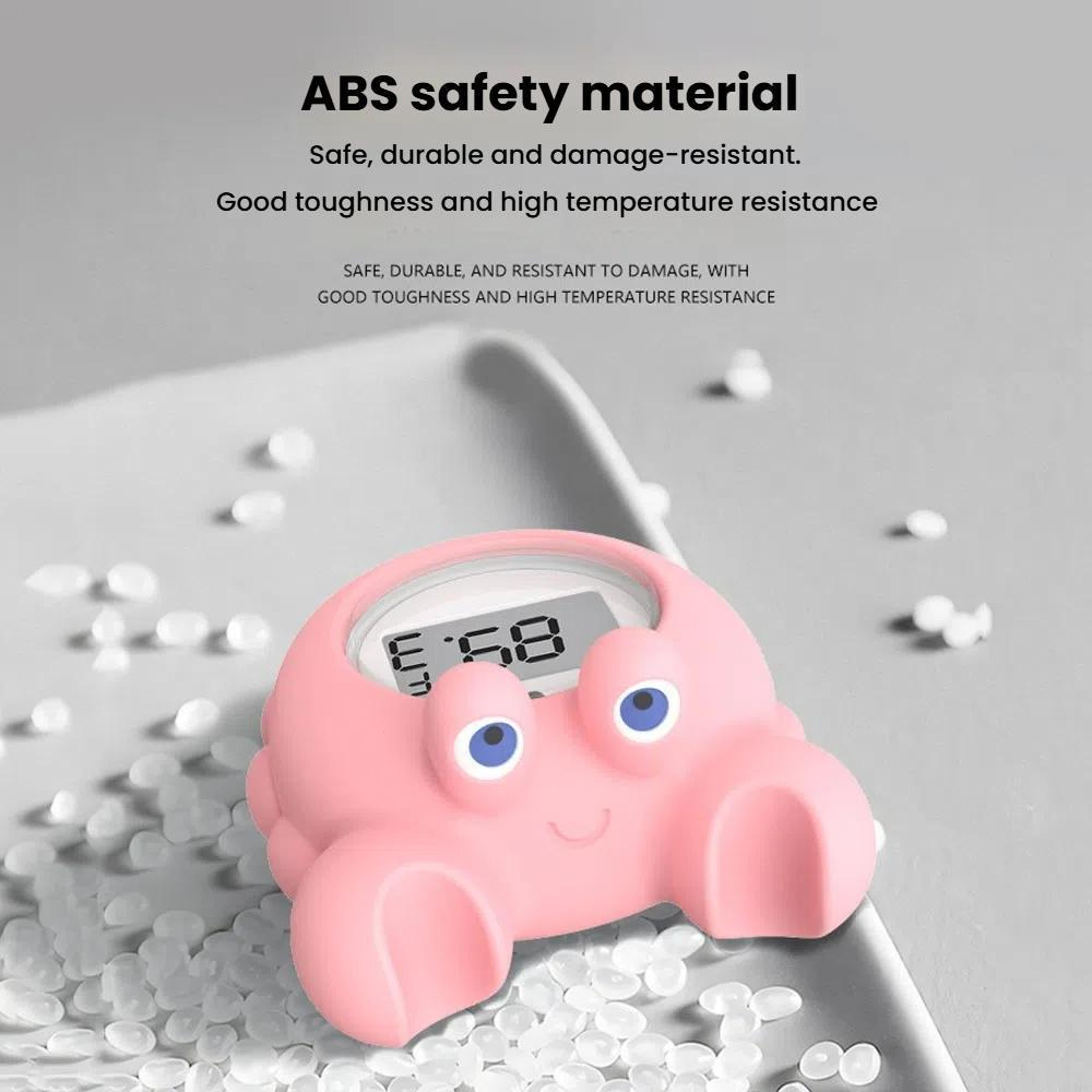 Crab Shape Baby Bath Thermometer With LED Display Floating Digital Water Thermometer 6