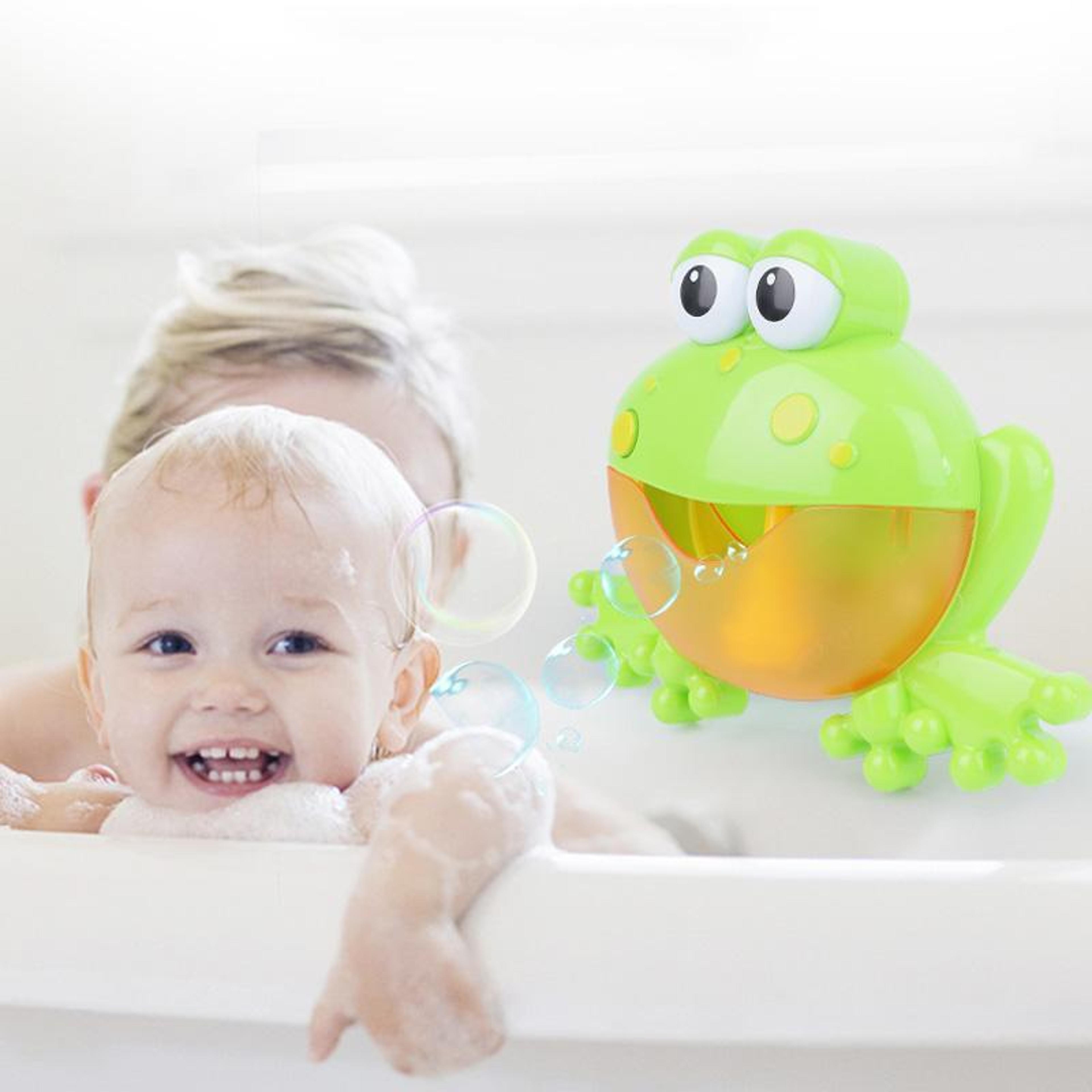 Musical Frog Bubble Bath Toy Automatic Bath Bubble Machine For Kids 1