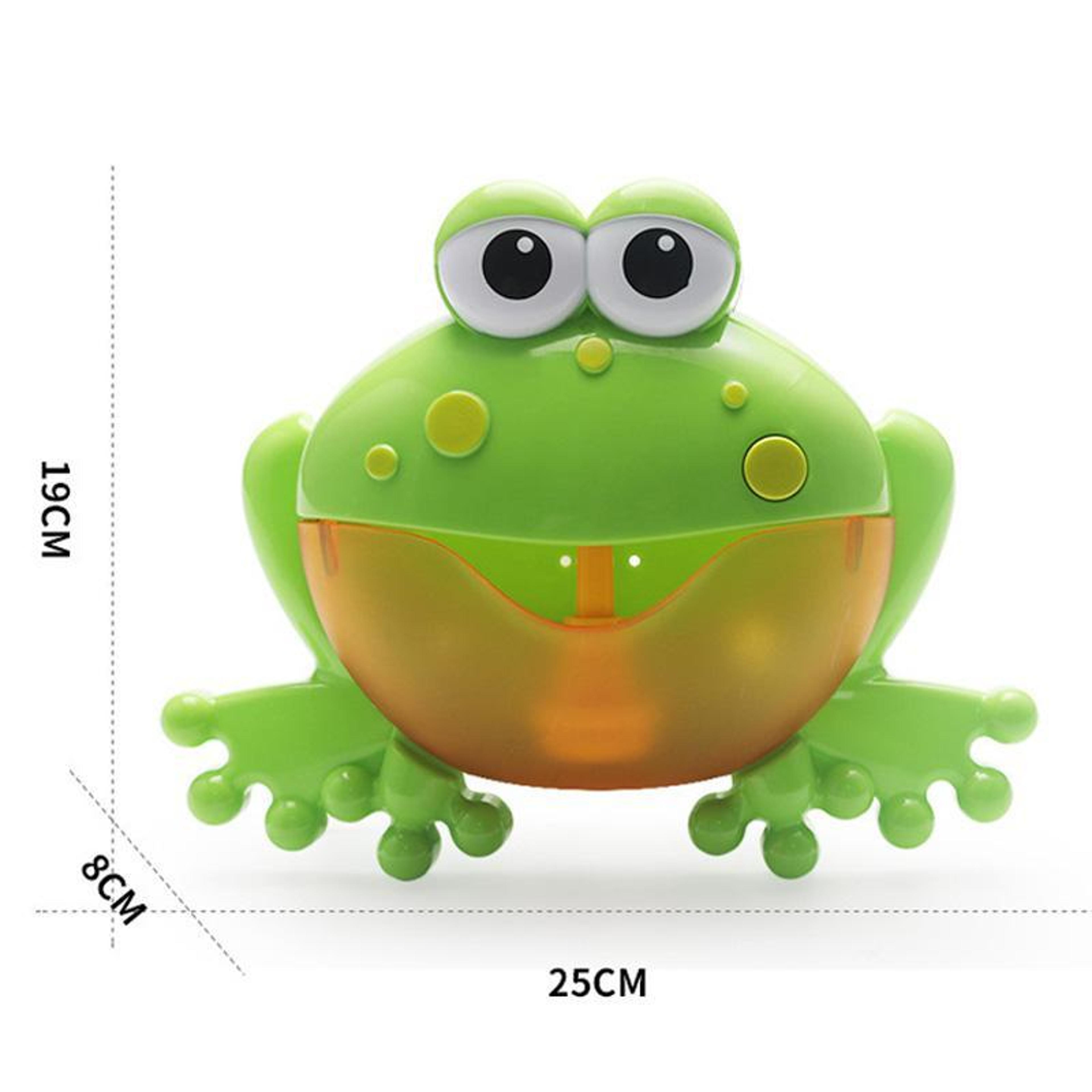 Musical Frog Bubble Bath Toy Automatic Bath Bubble Machine For Kids 2