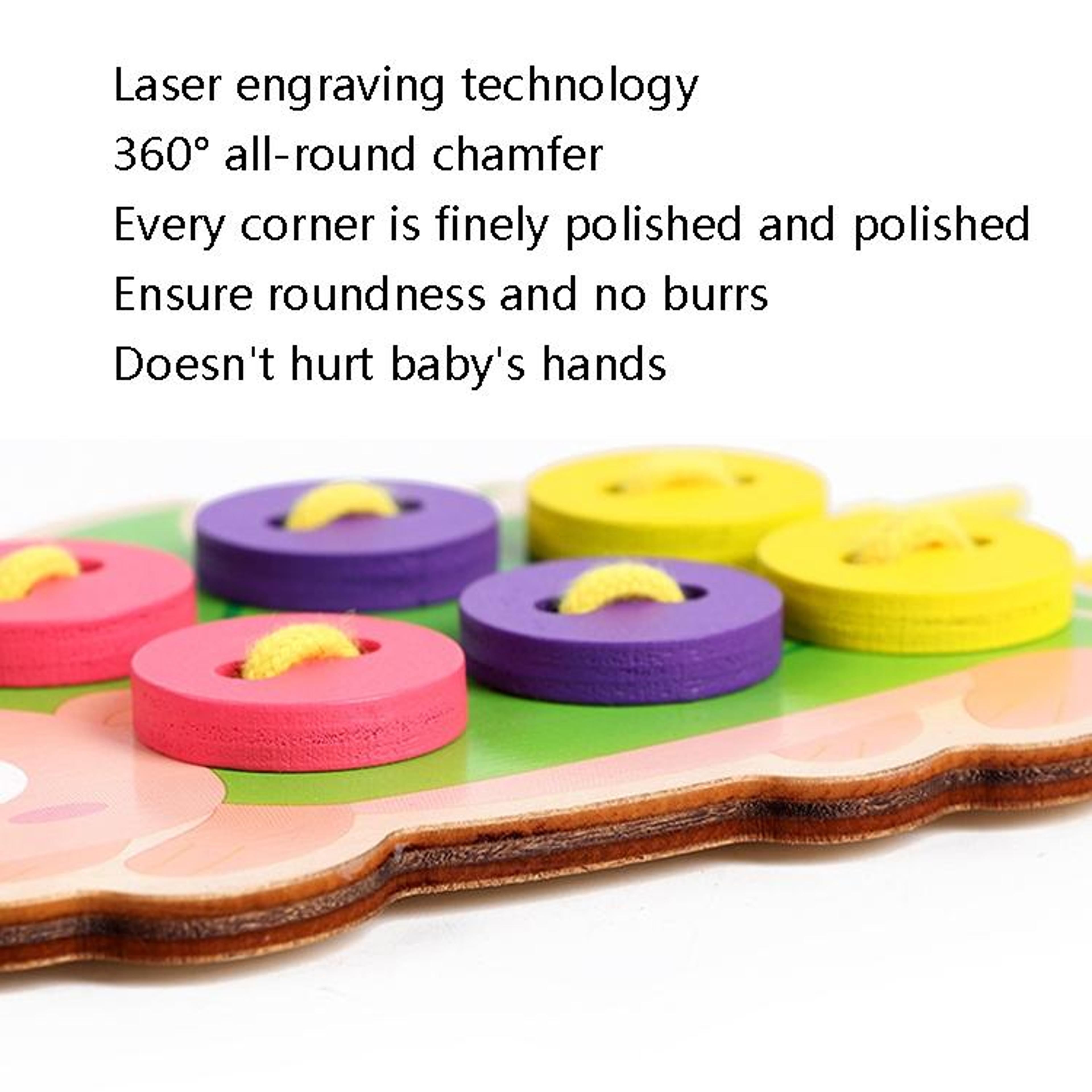 Hedgehog Fine Motor Skills Toy Montessori Threading Toy For Toddlers Educational Puzzle Set 4