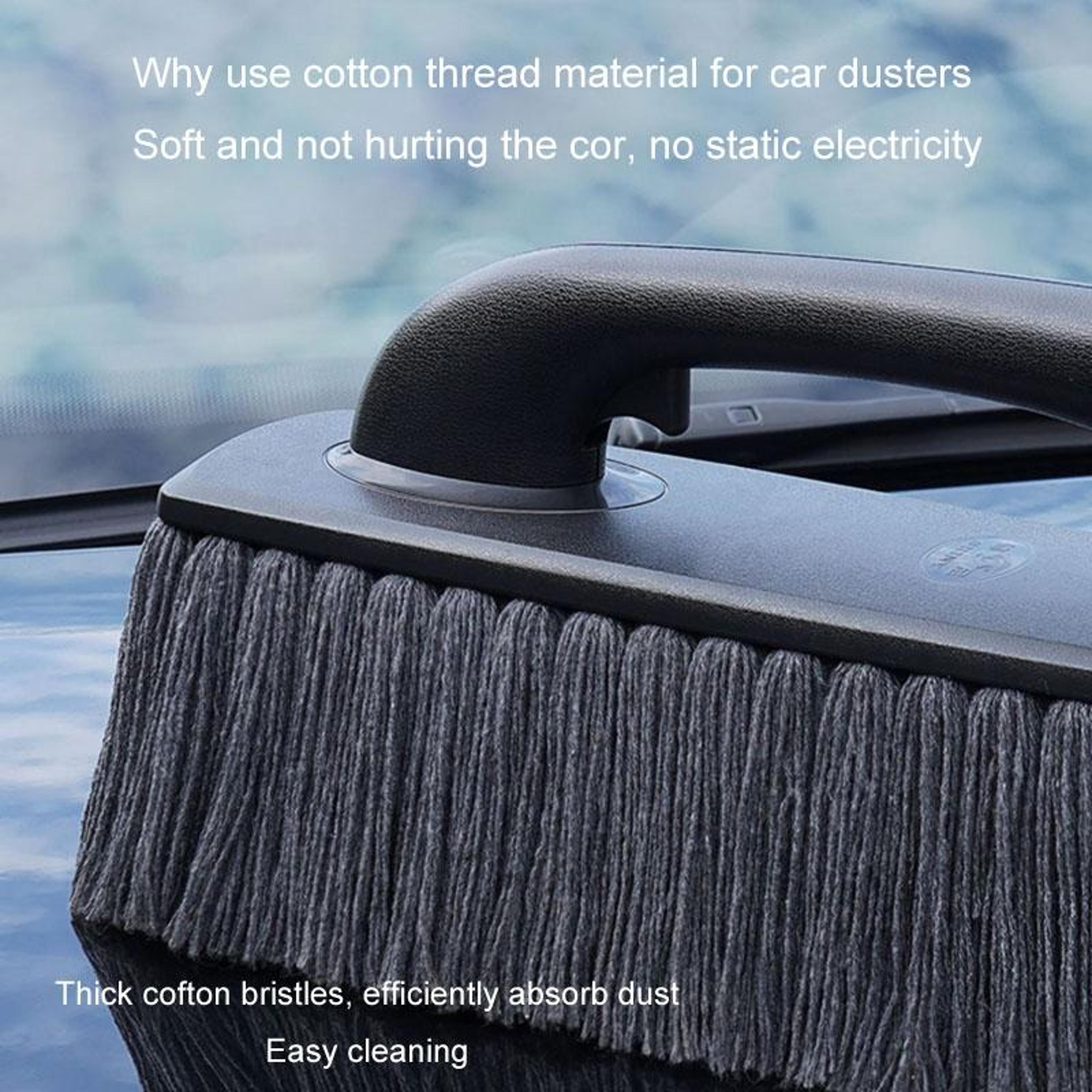 SHINY Car Duster Soft Car Cleaning Brush Microfiber Dust Mop For Dust Snow And Car Wash 5