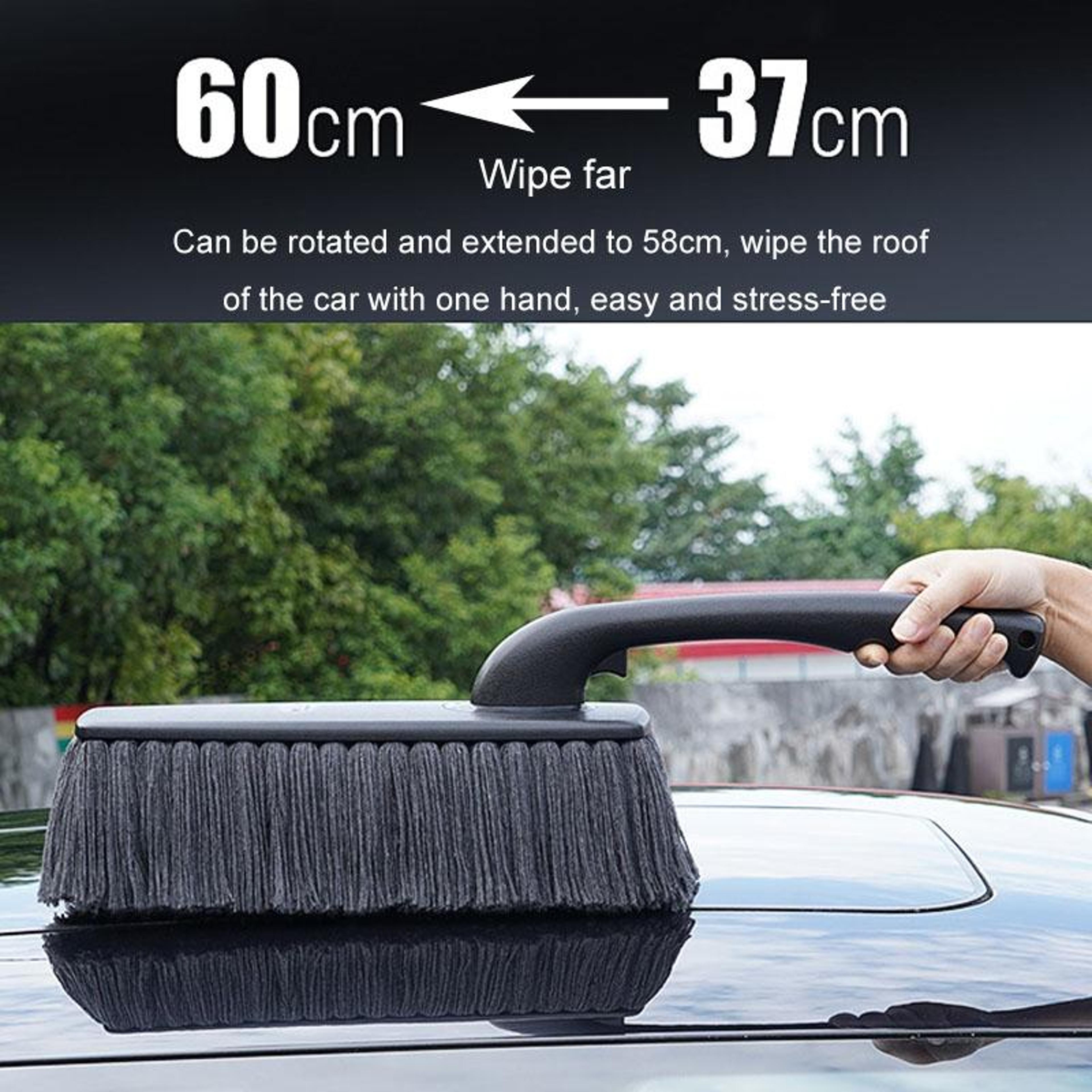 SHINY Car Duster Soft Car Cleaning Brush Microfiber Dust Mop For Dust Snow And Car Wash 8