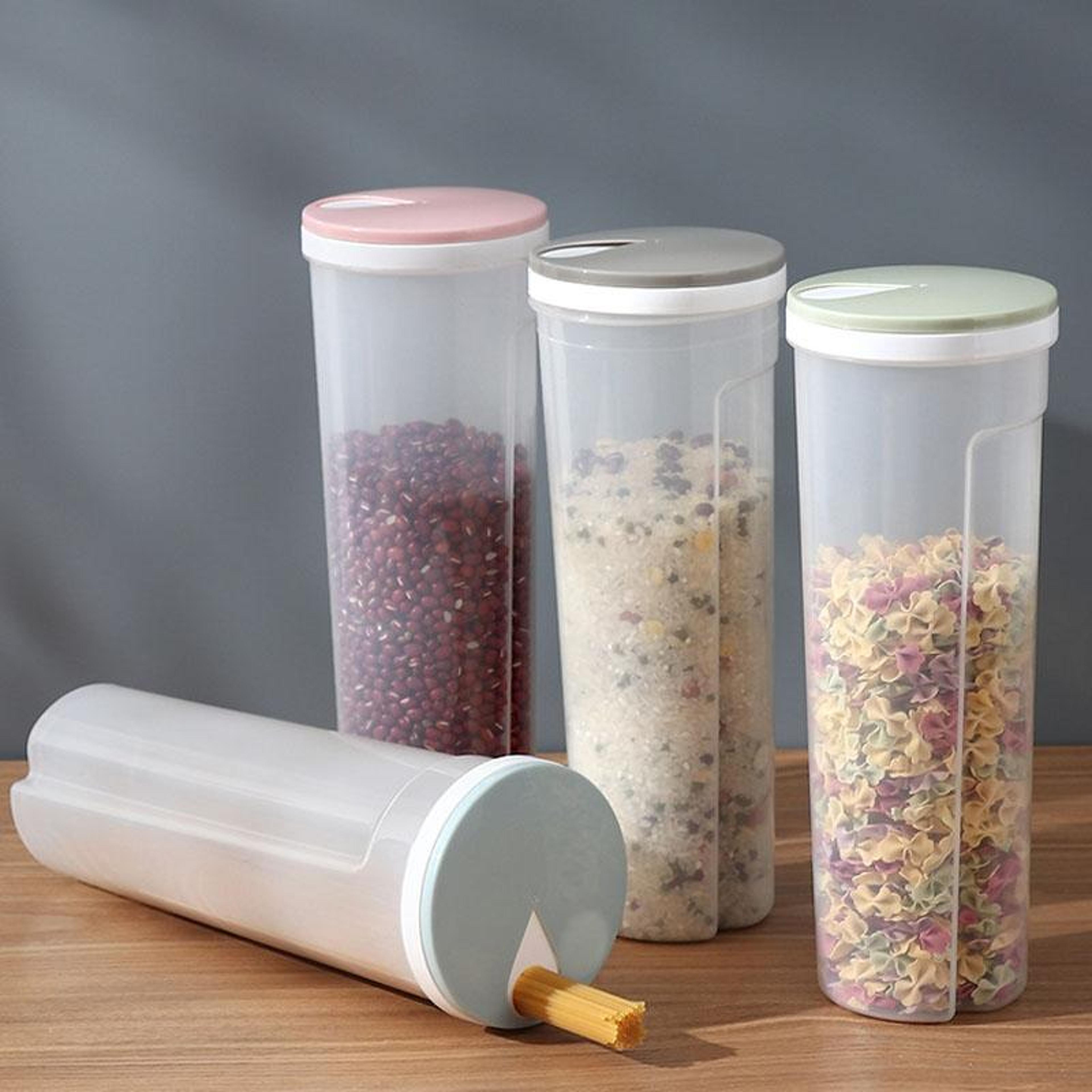 Airtight Grain Storage Container For Pasta Rice And Dry Food Kitchen Organizer Canister 1