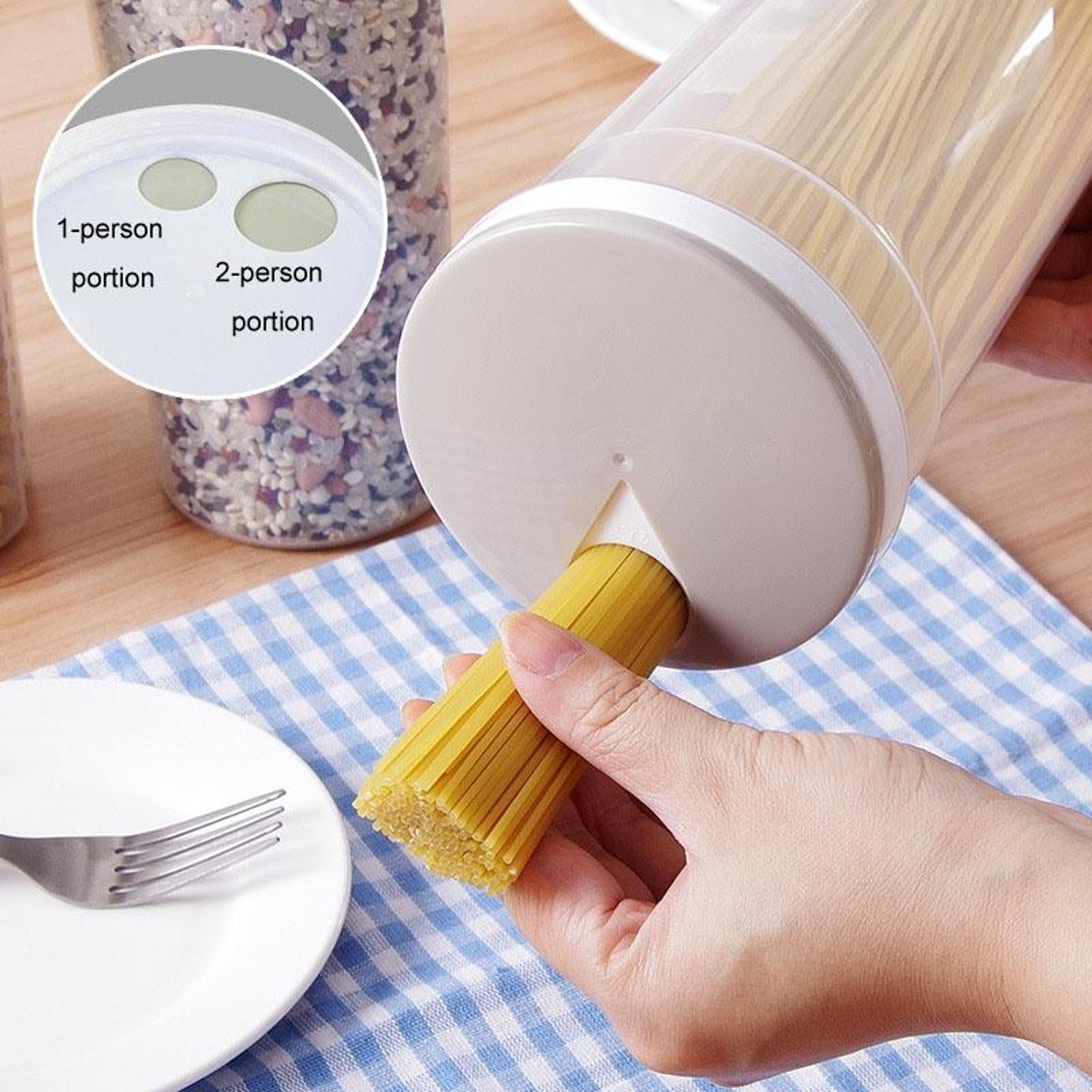 Airtight Grain Storage Container For Pasta Rice And Dry Food Kitchen Organizer Canister 7