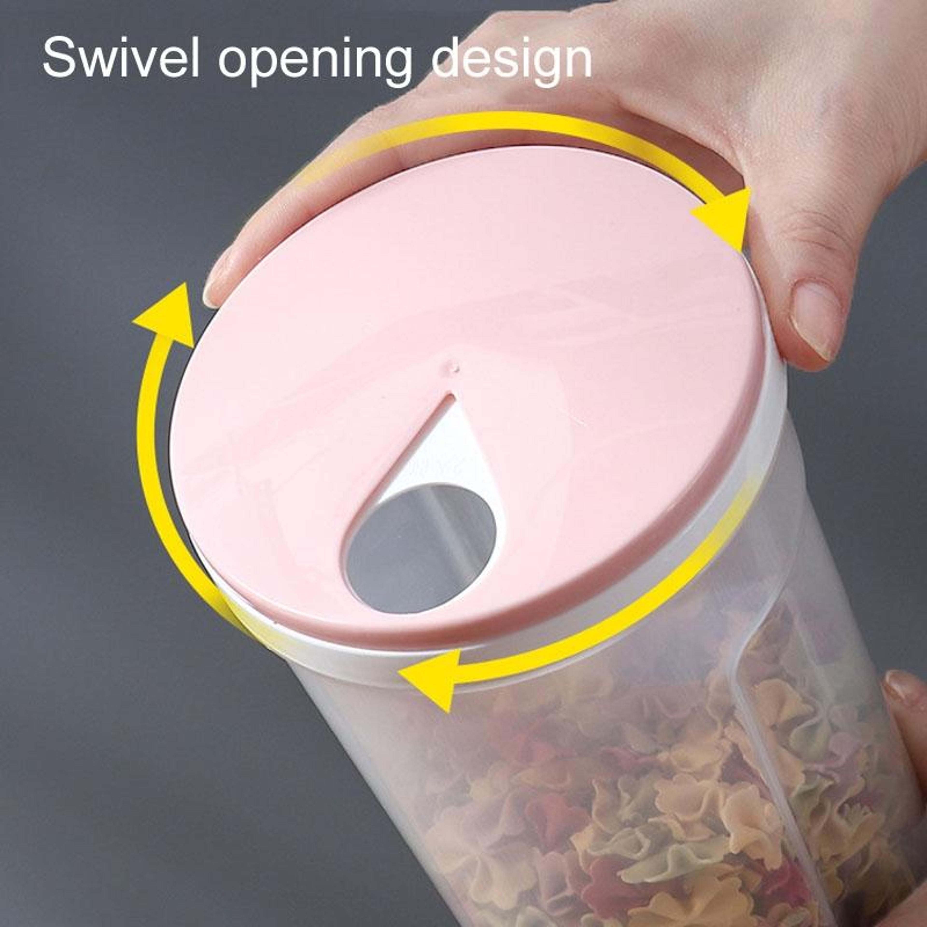 Airtight Grain Storage Container For Pasta Rice And Dry Food Kitchen Organizer Canister 8